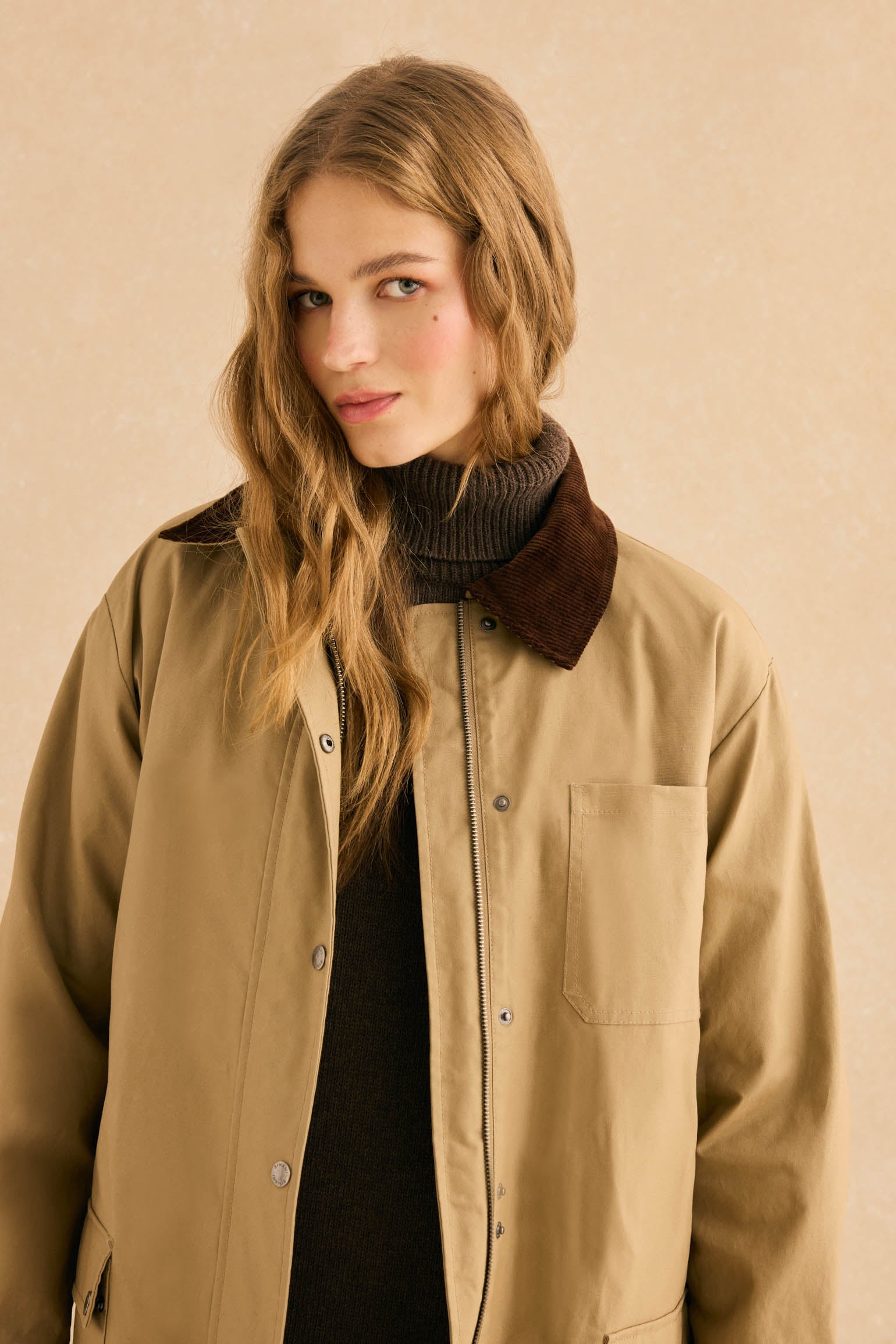 Chaqueta BIARRITZ Beige - BIMANI