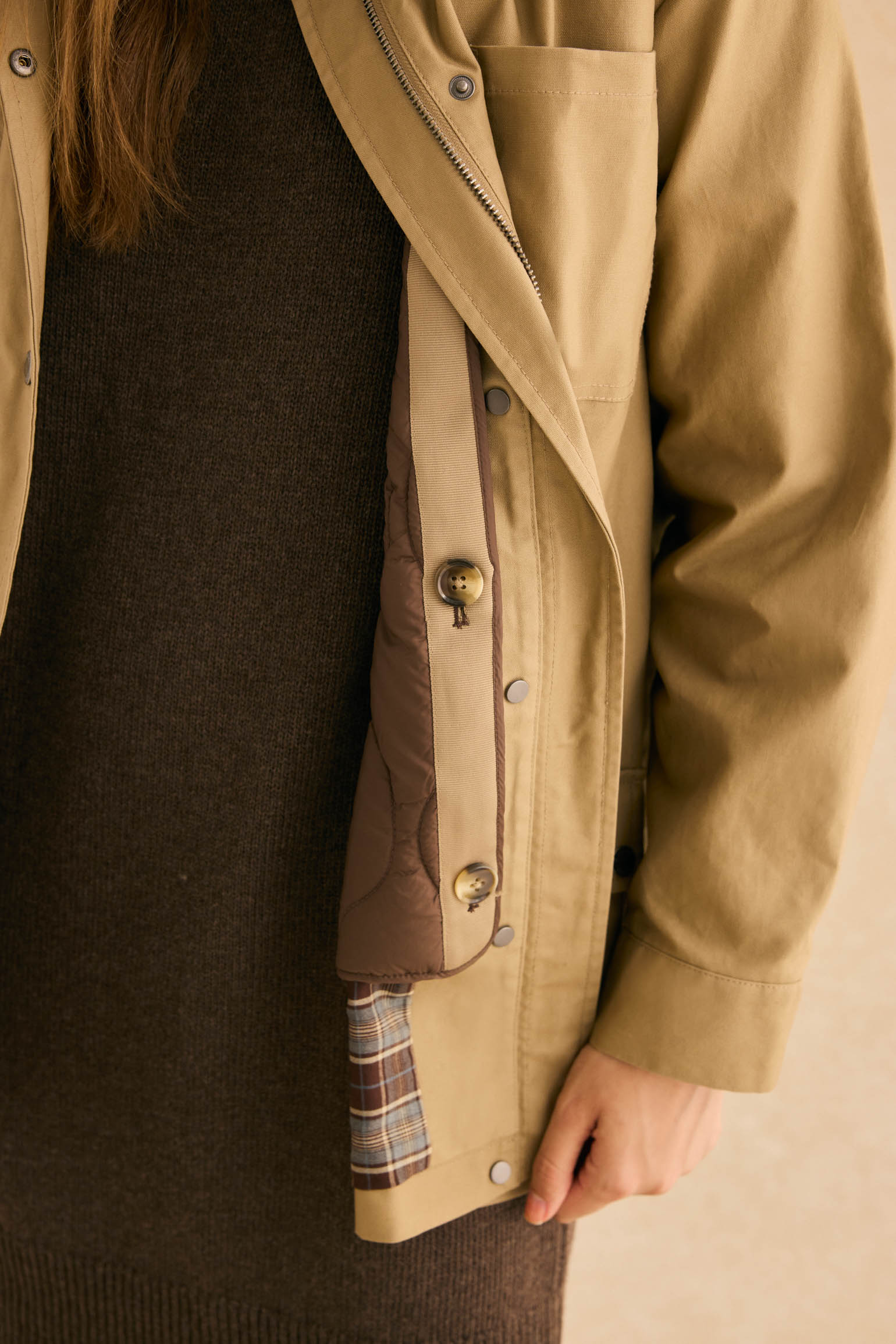 Chaqueta BIARRITZ Beige - BIMANI