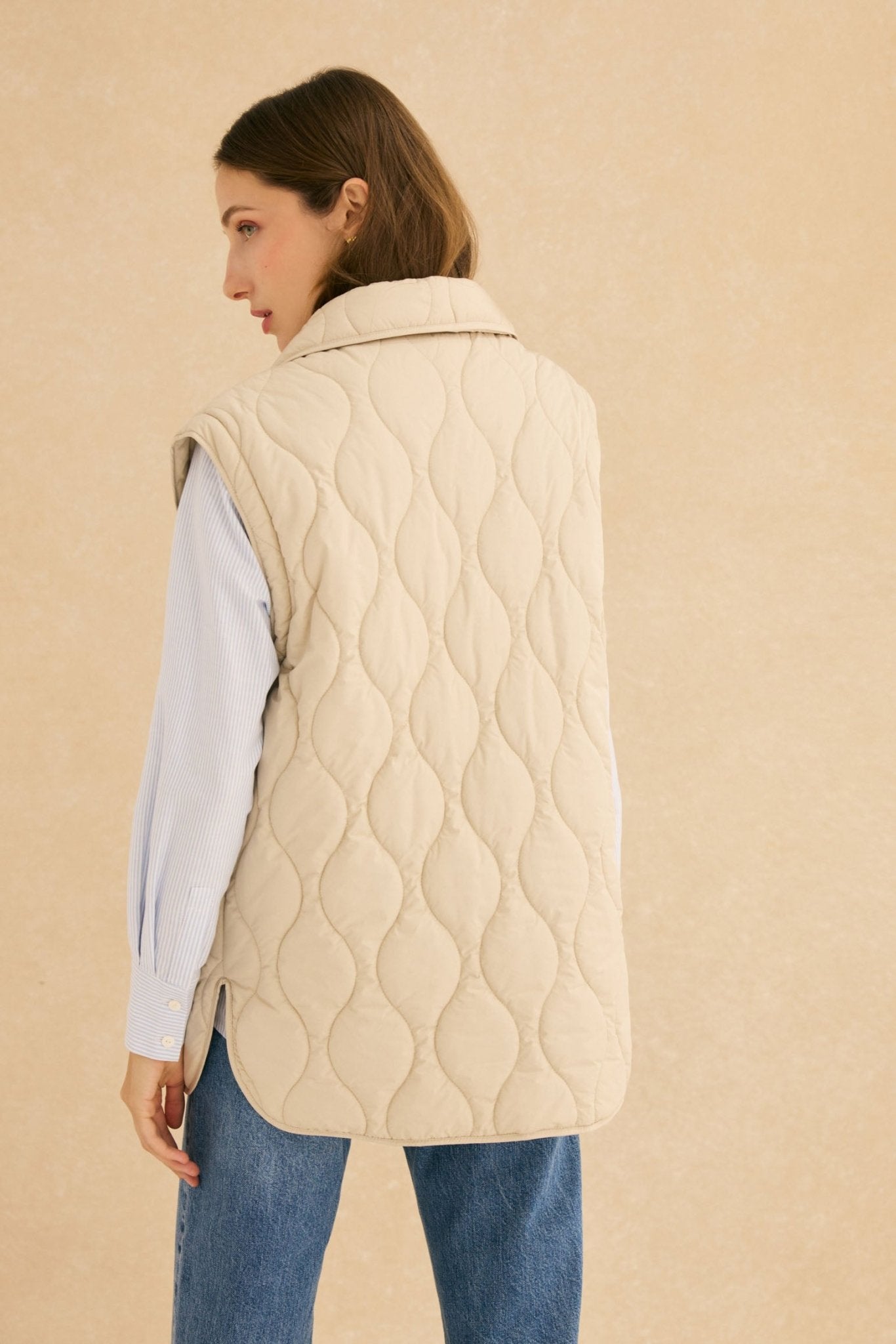 Chaqueta acolchada COPENHAGUE Blanco Hielo - BIMANI