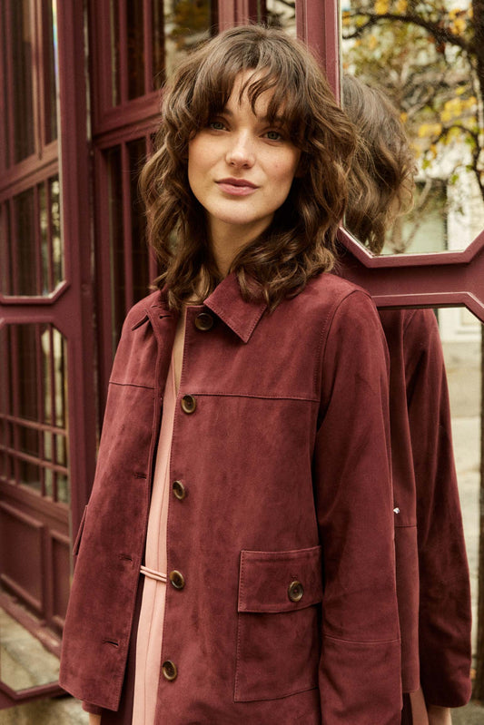 Chaqueta FONDA Burgundy - BIMANI