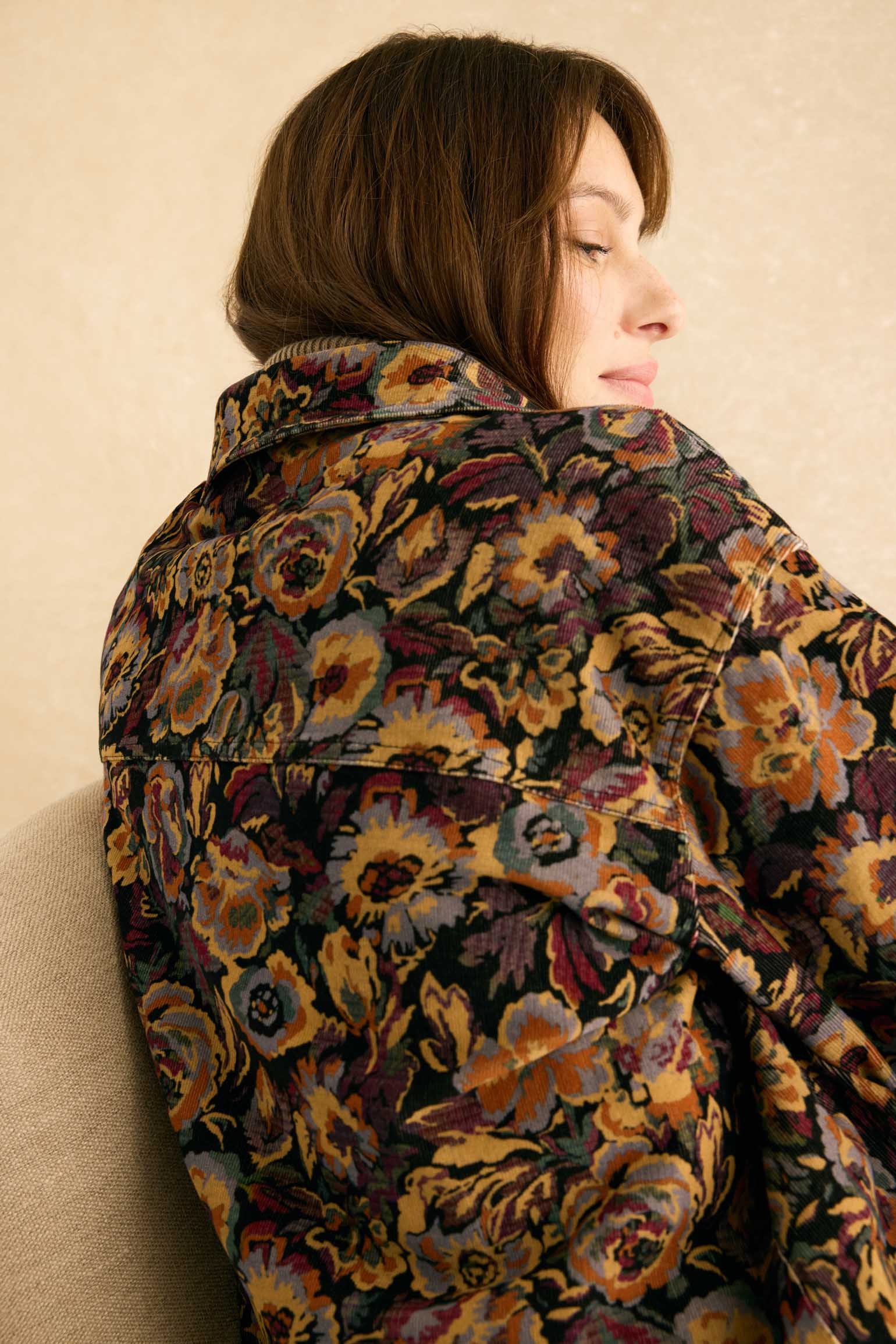 Chaqueta GARANCE Estampado Negro - BIMANI