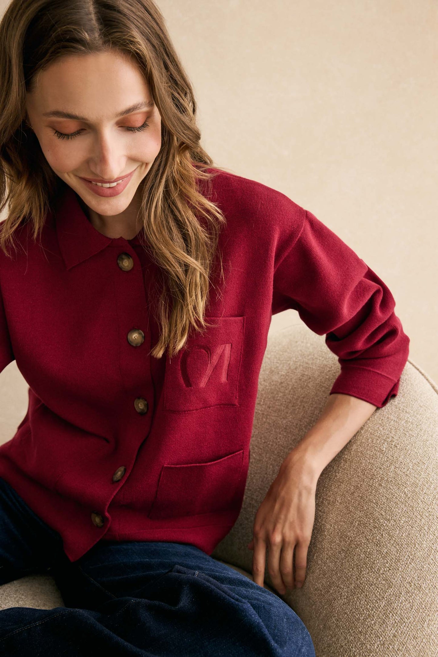 Chaqueta GOLDEN Burdeos - BIMANI