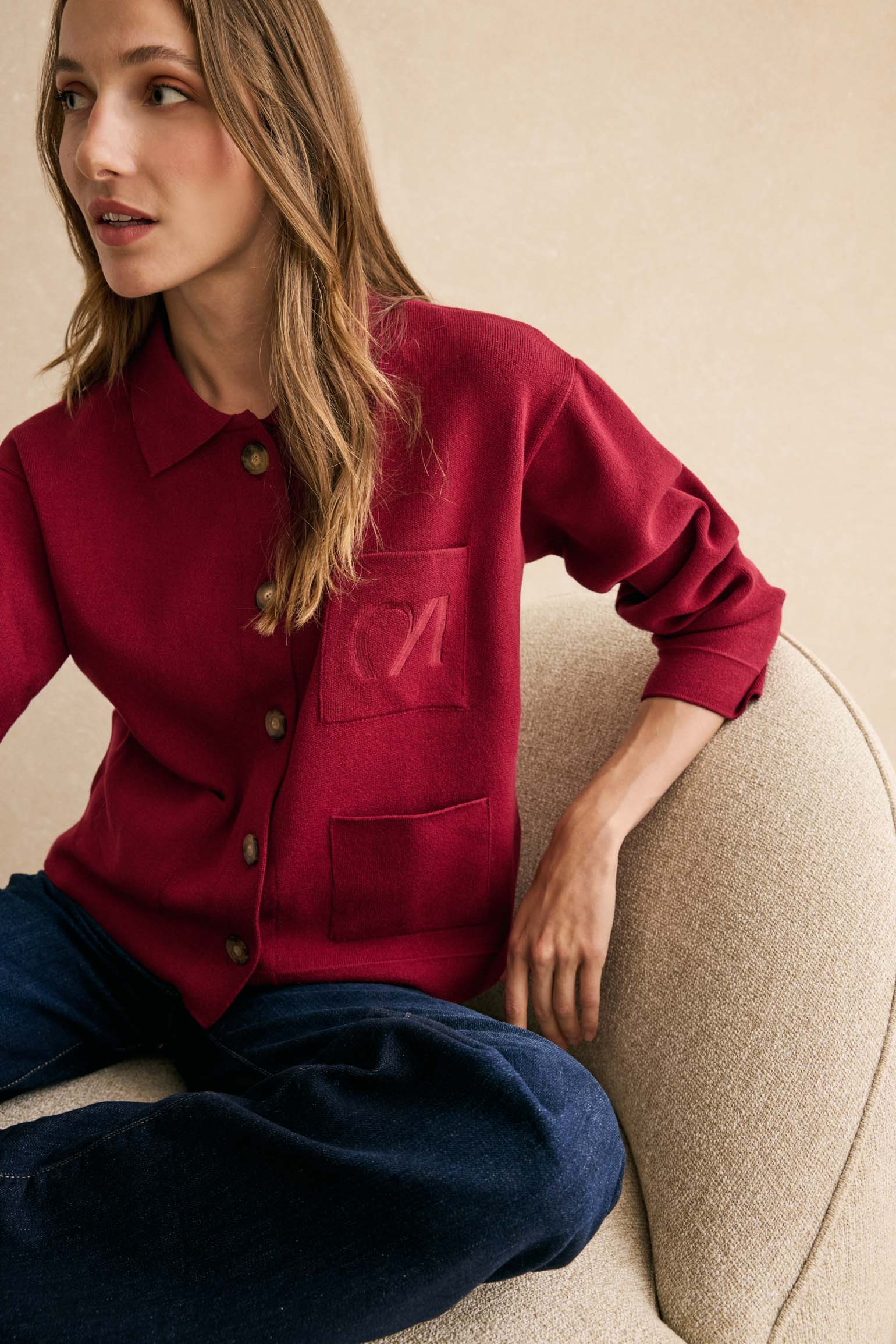 Chaqueta GOLDEN Burdeos - BIMANI