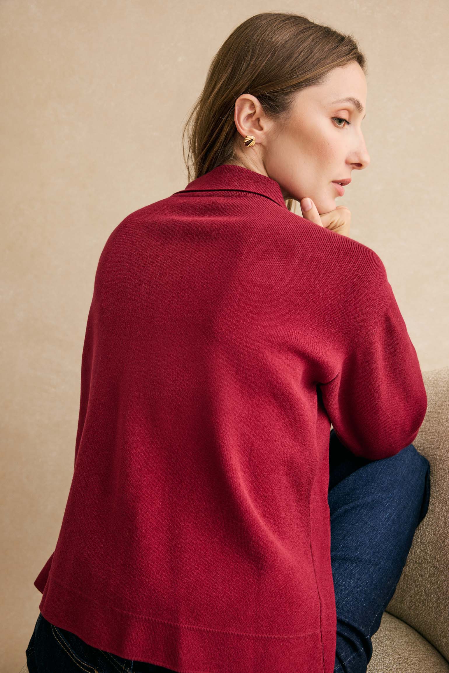 Chaqueta GOLDEN Burdeos - BIMANI