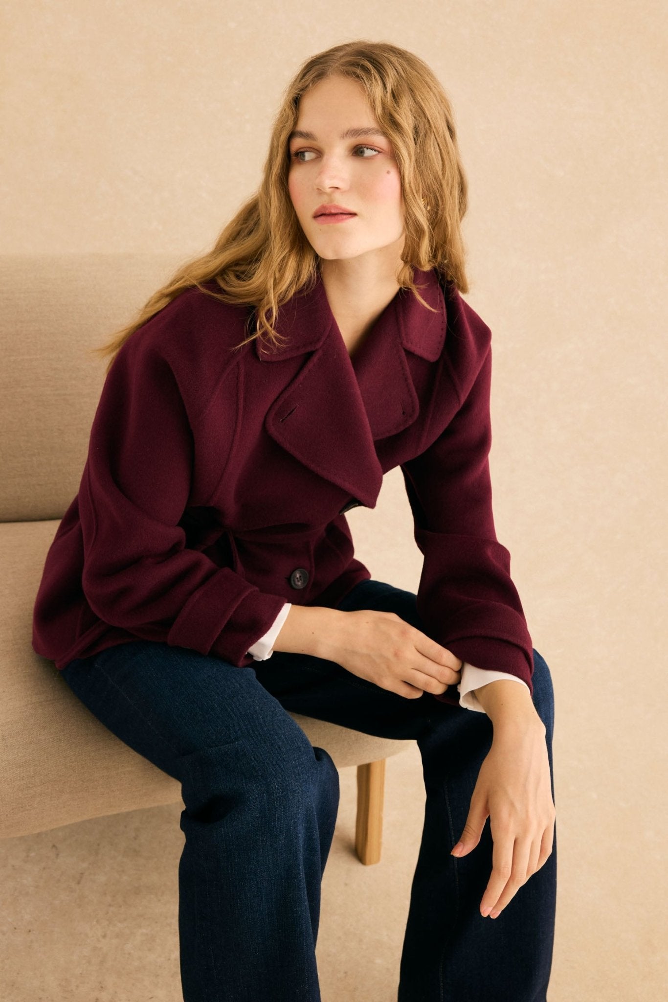 Chaqueta HOSSEGOR Burdeos - BIMANI