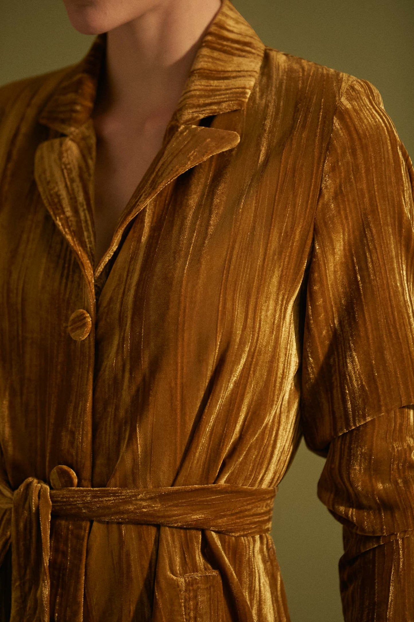 KANNON Dress Velvet Gold