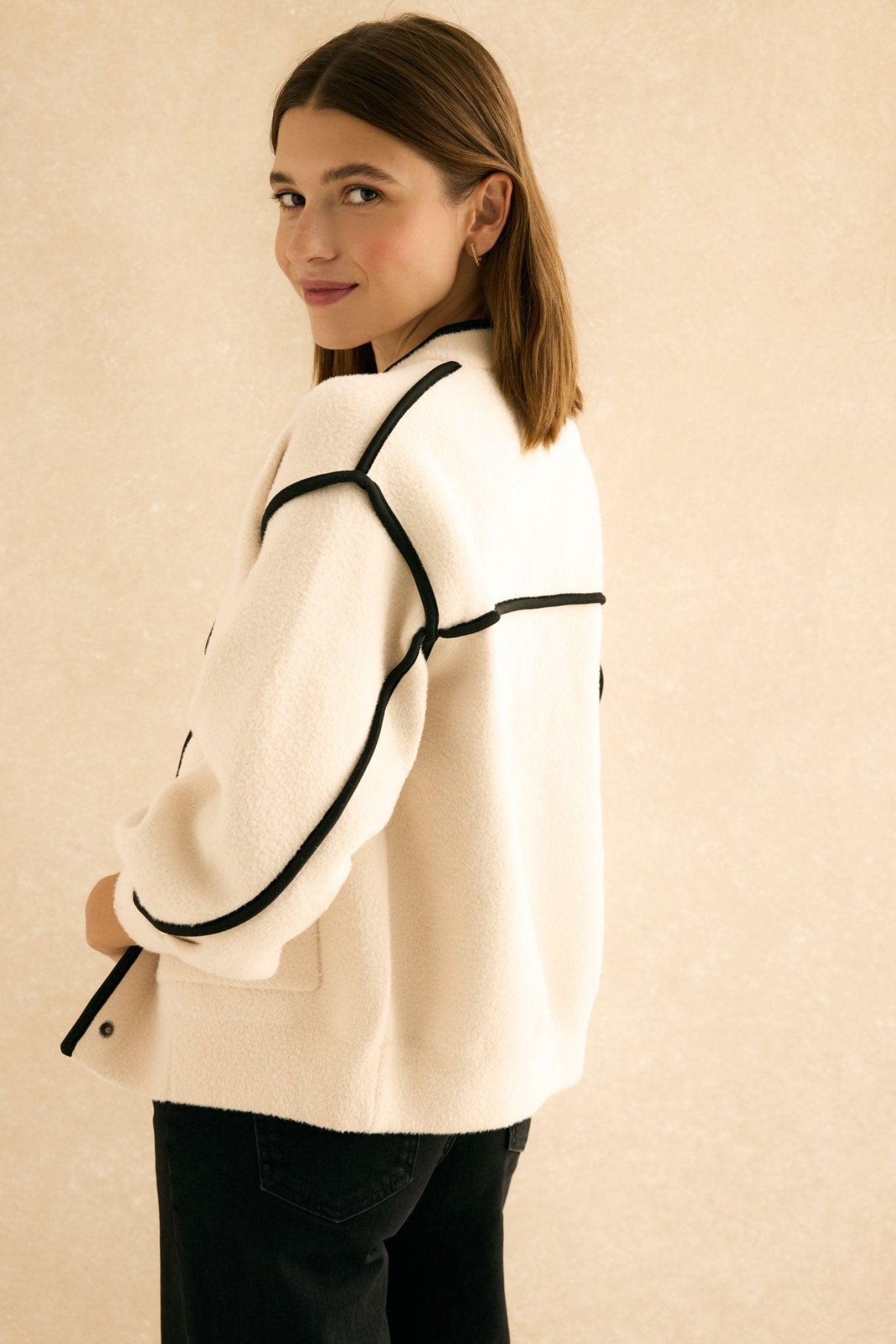 Bomber MEMPHIS Beige Lince - BIMANI