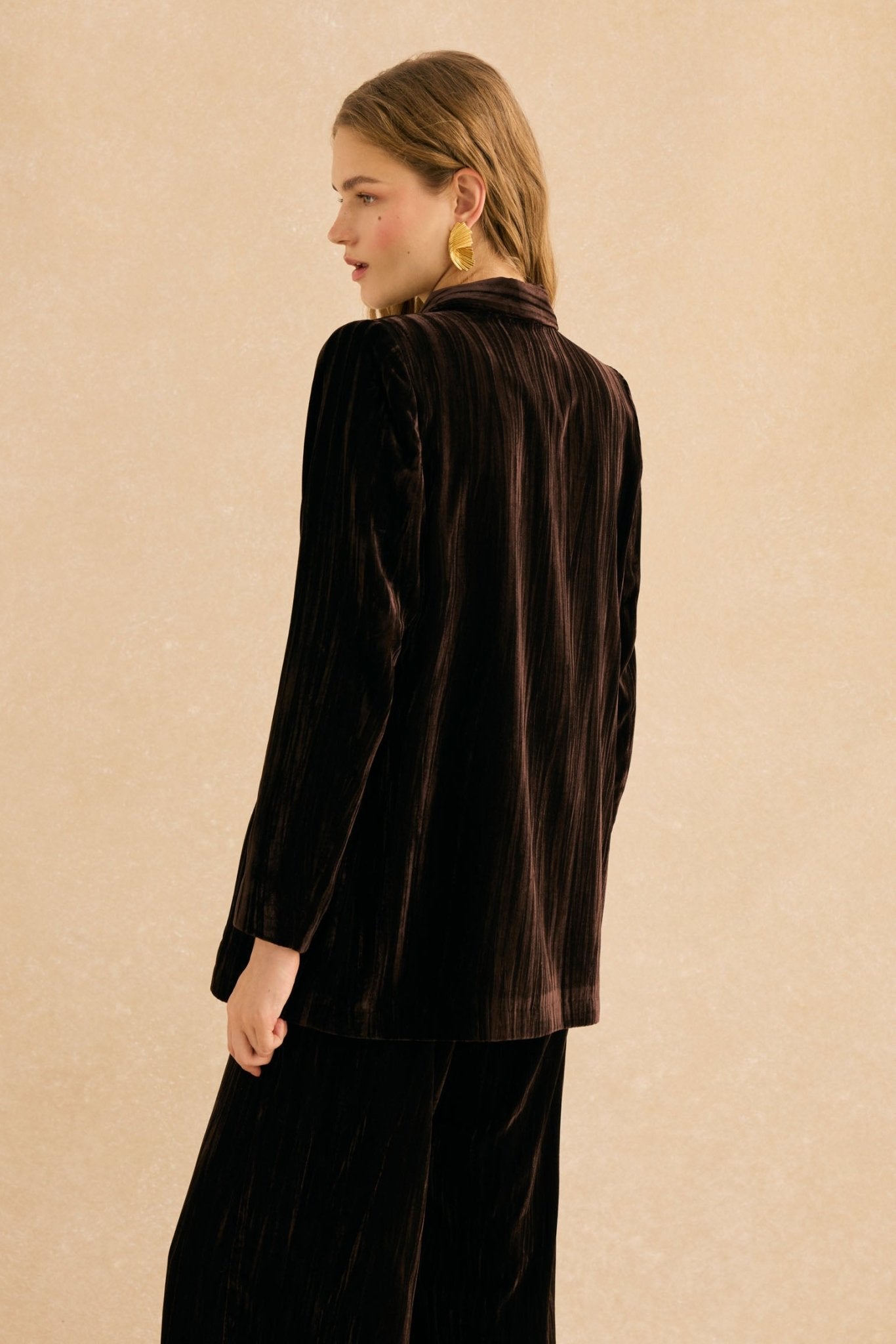 Blazer MIRELLE Marrón Cacao - BIMANI