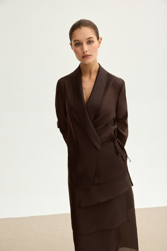 Chaqueta SELENITE Marrón Mocca - BIMANI