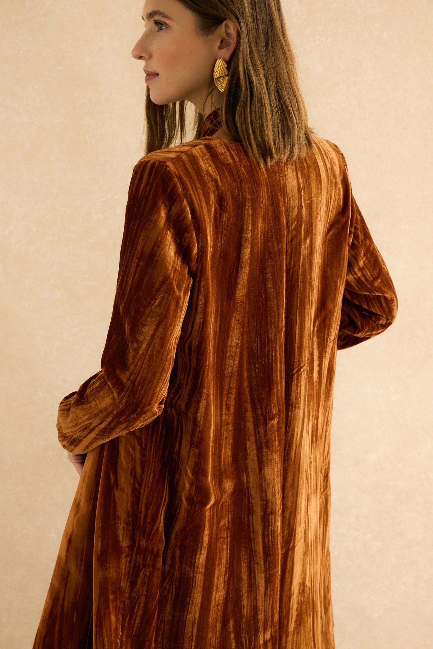 Chaqueta SOLANA Ocre Godello - BIMANI