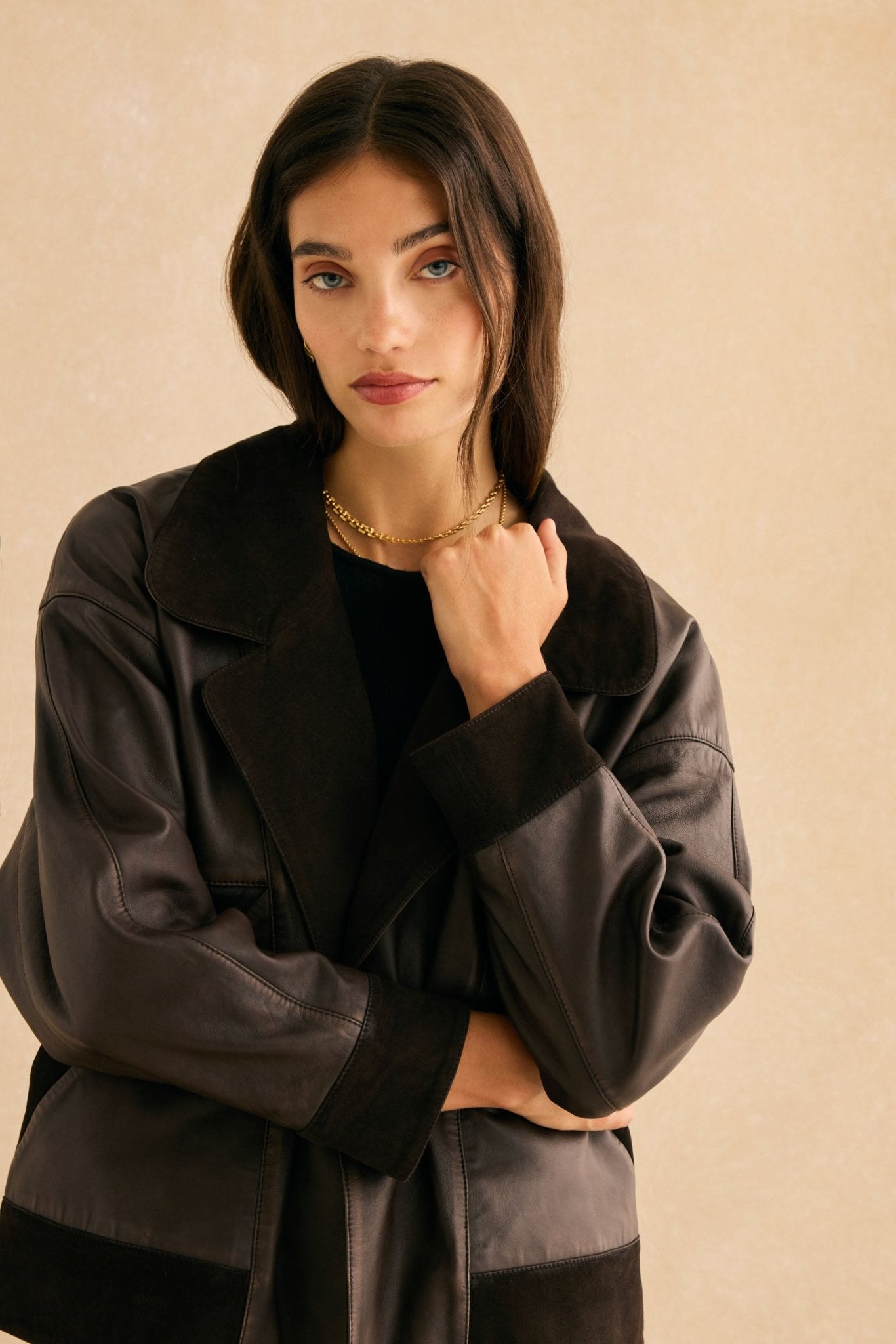 Chaqueta THELMA Marrón - BIMANI