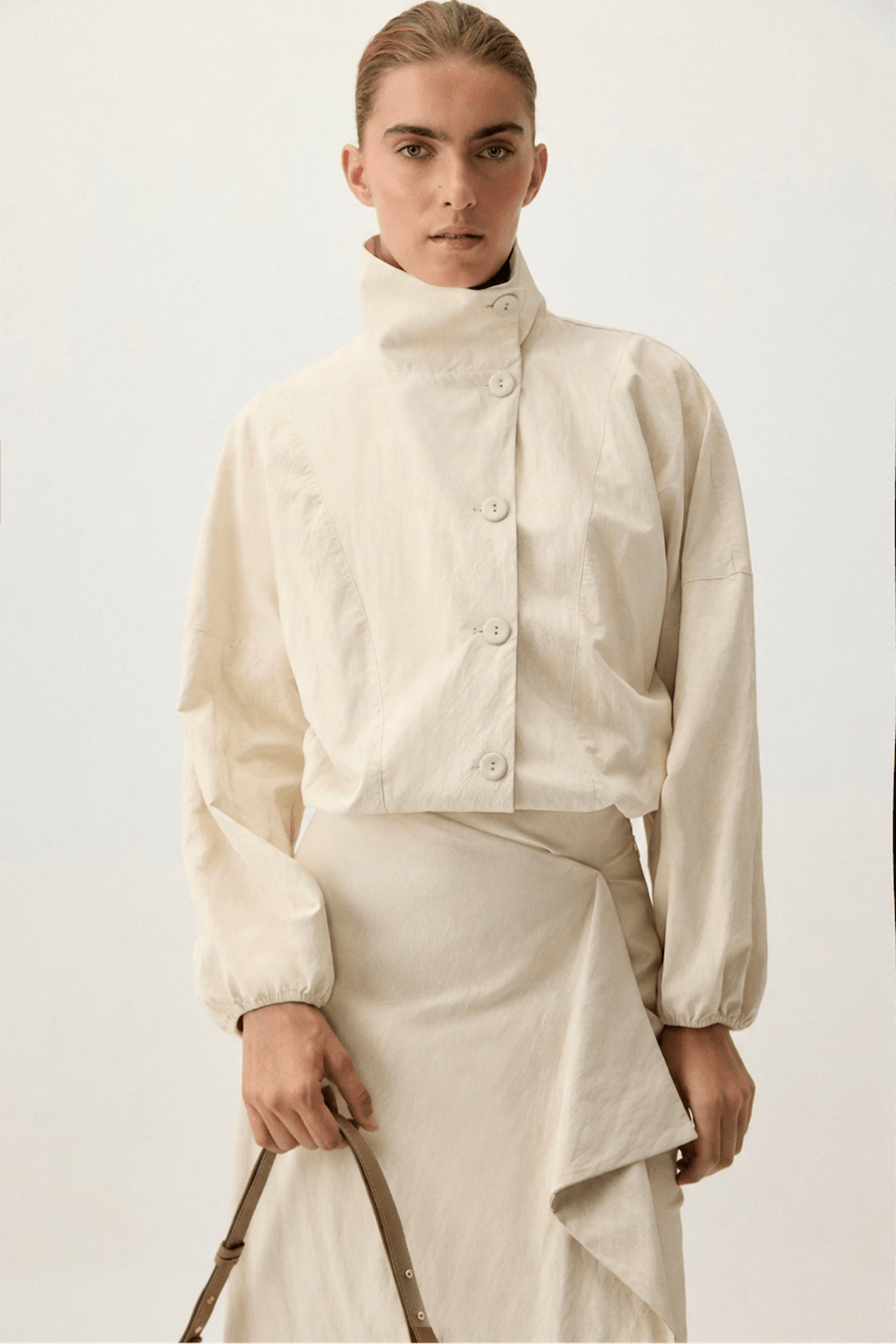 Cazadora ZADIE Crema - BIMANI