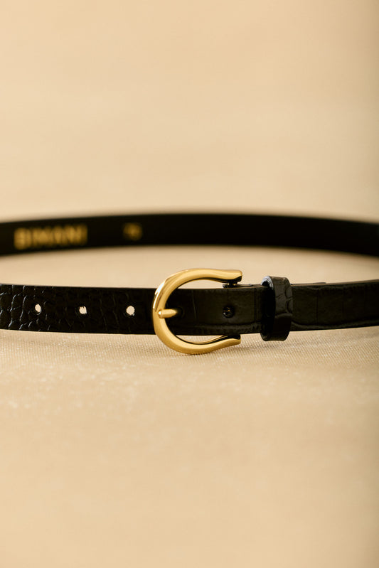 Cinturón GANGES Textura Negro - BIMANI