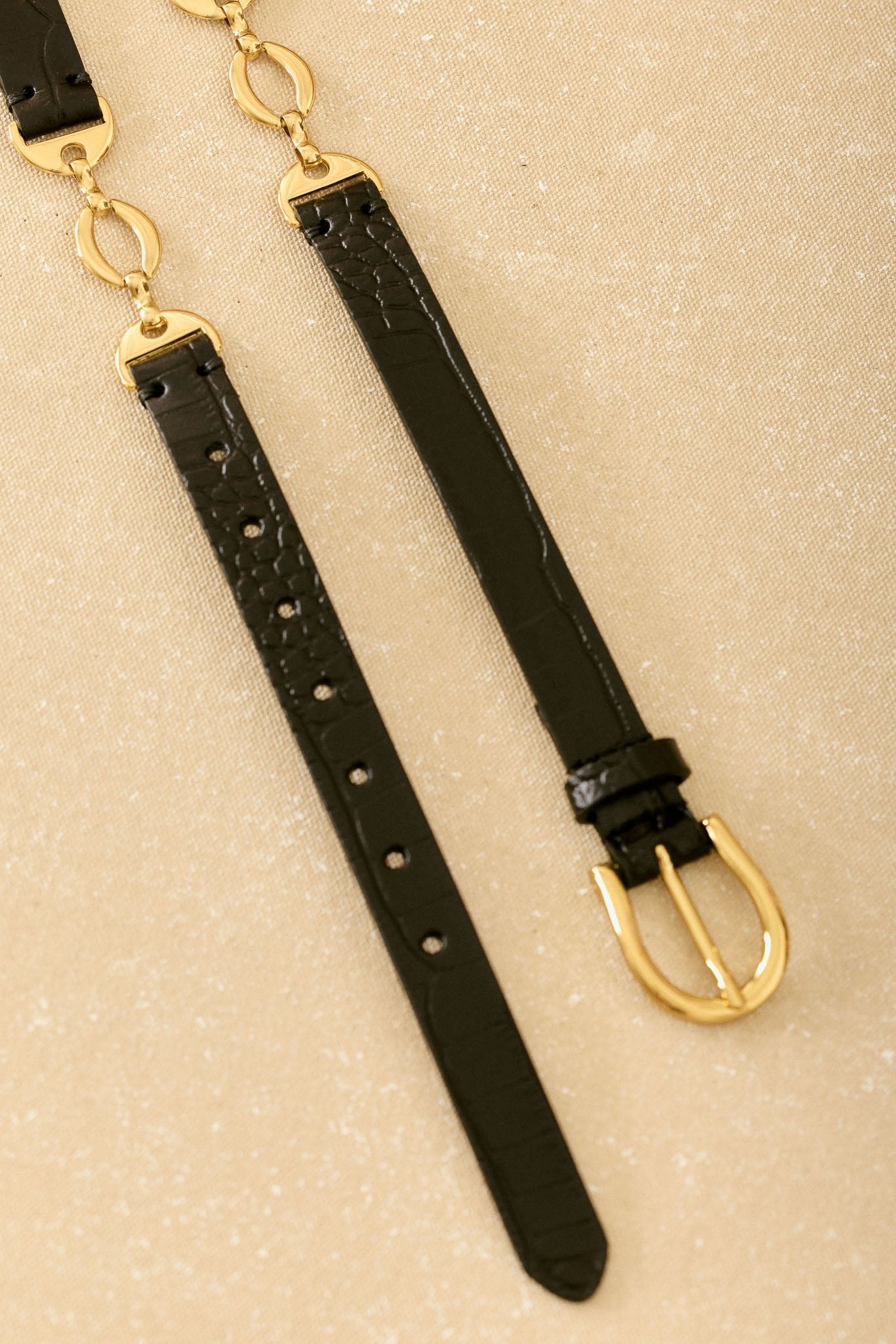 Cinturón GANGES Textura Negro - BIMANI