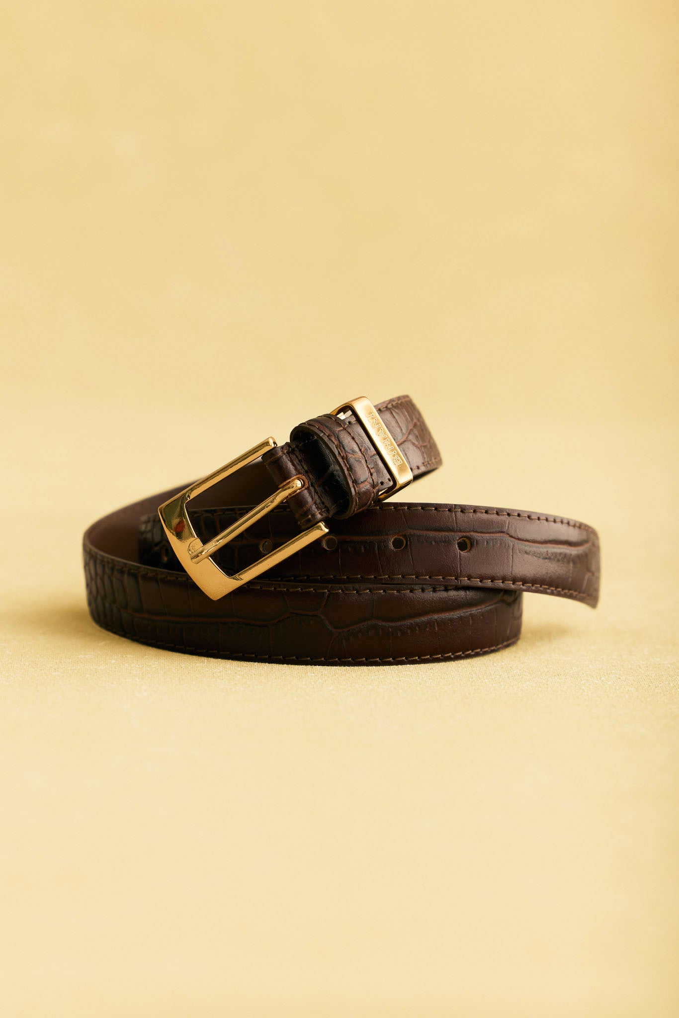 Cinturón INDO Textura Marrón - BIMANI