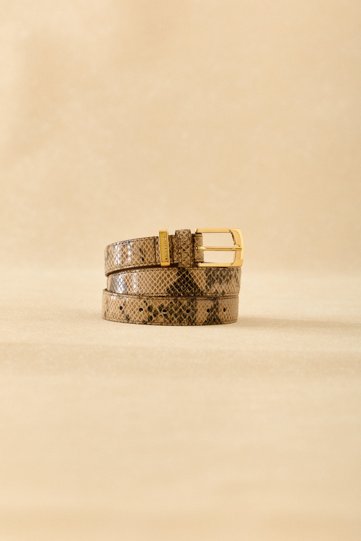 Cinturón INDO Textura Topo - BIMANI