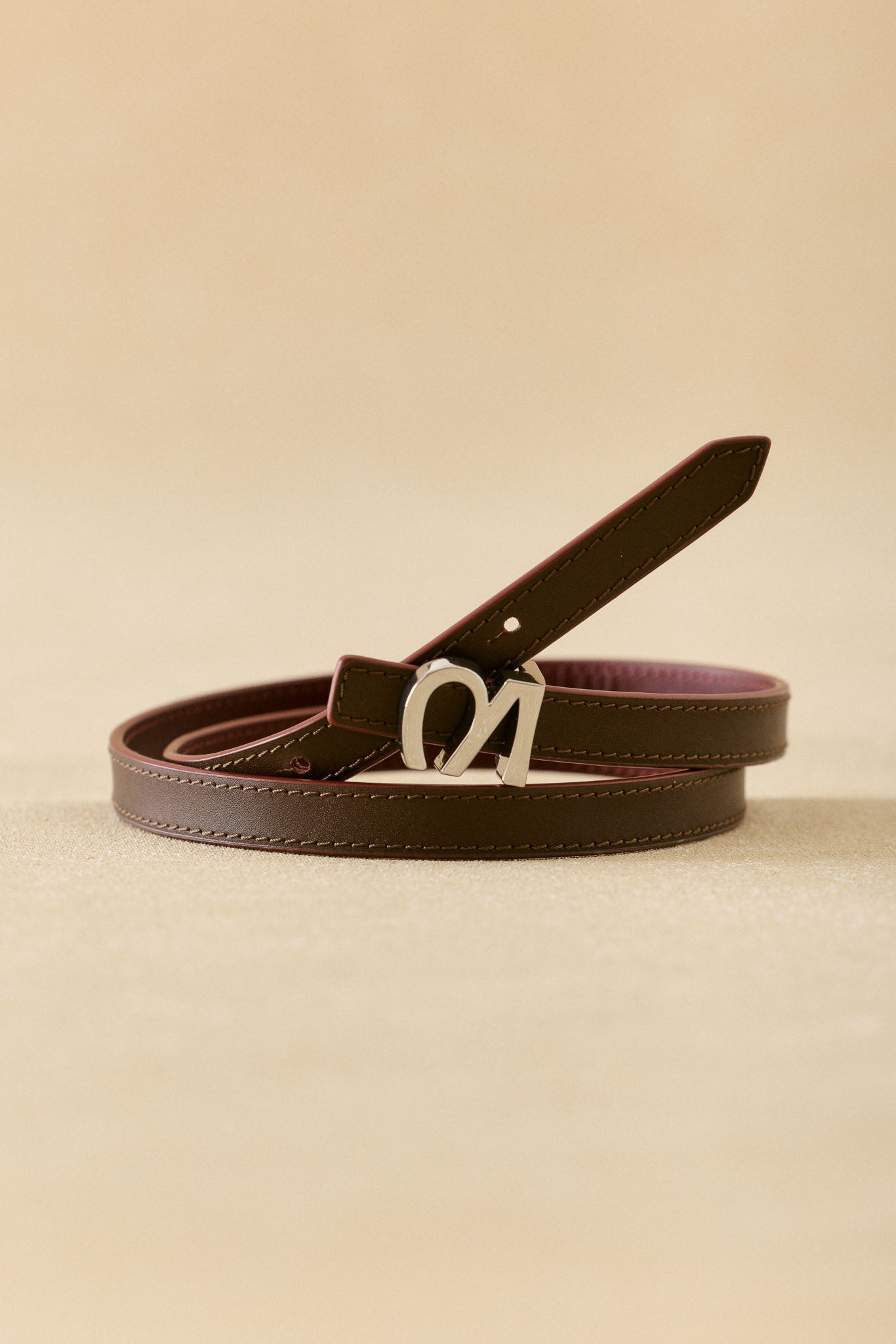 Cinturón NILO Burdeos - Marrón - BIMANI