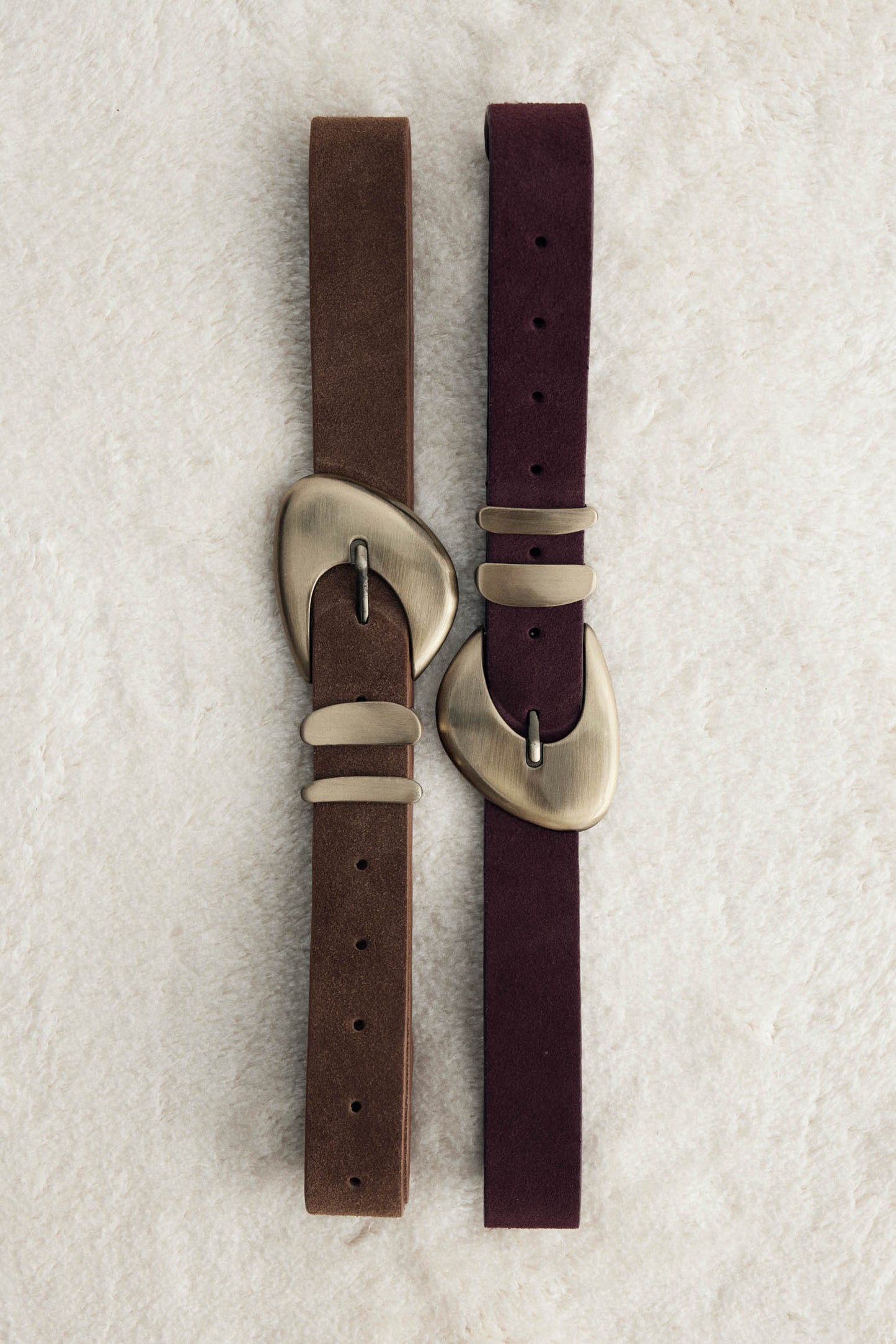 TEVERE Burgundy Belt