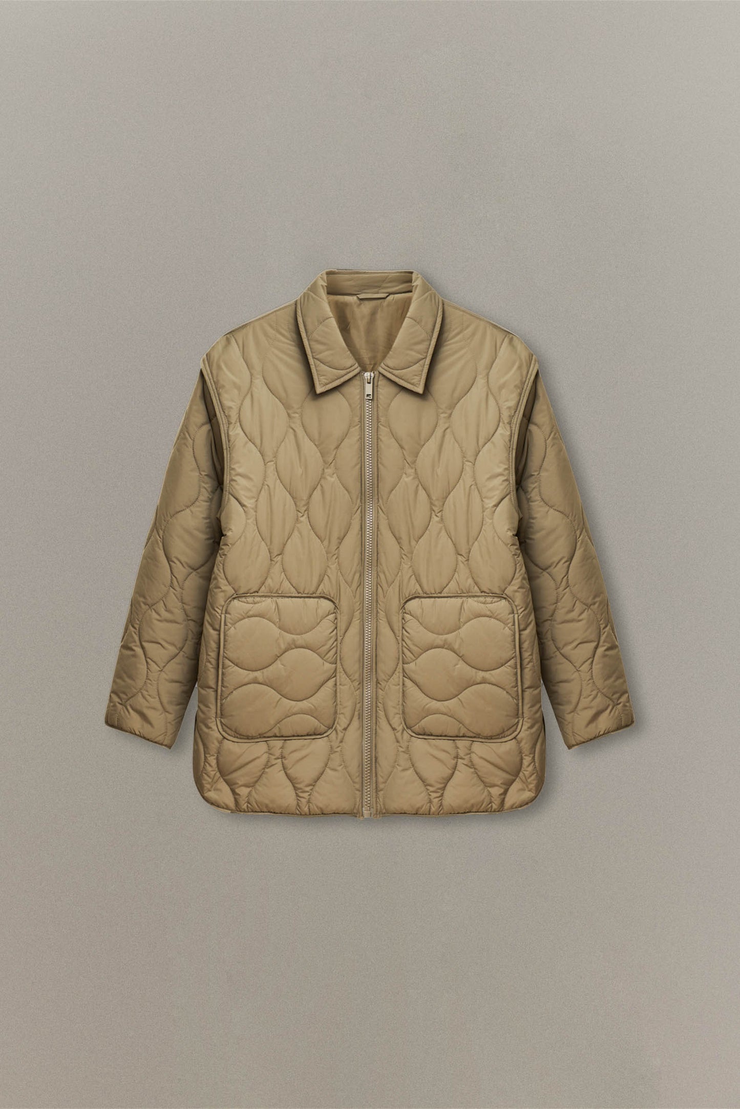 COPENHAGUE Quilted Jacket Khaki