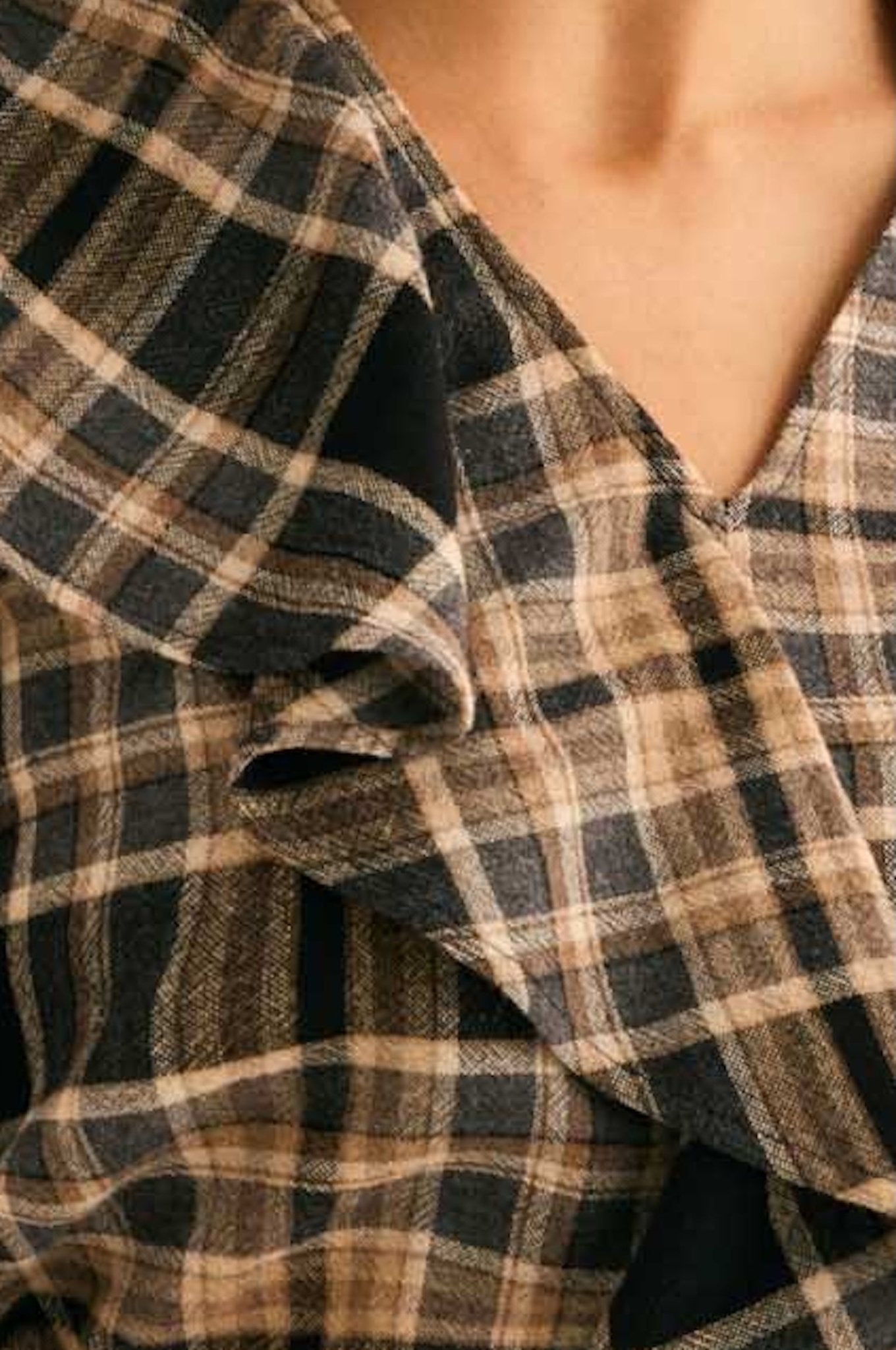 Blusa ARABELLA Manteco Gris - BIMANI