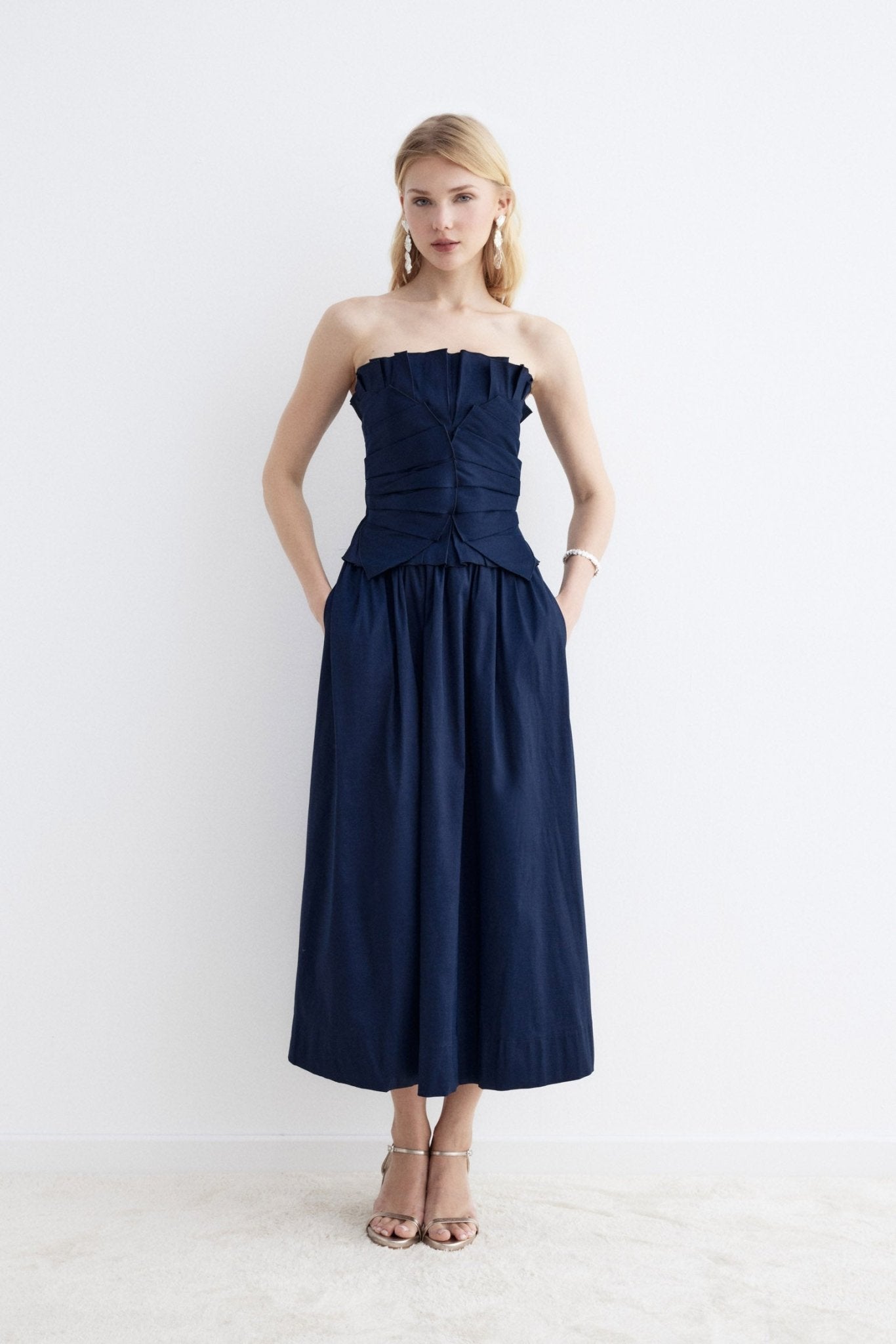 Falda AGNES Navy - BIMANI