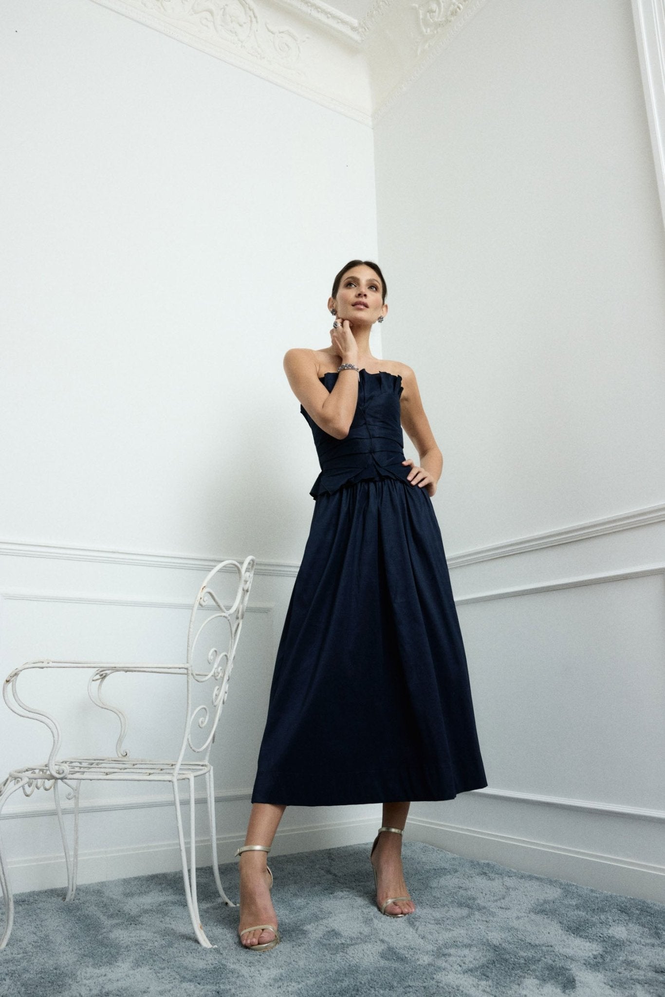 Falda AGNES Navy - BIMANI