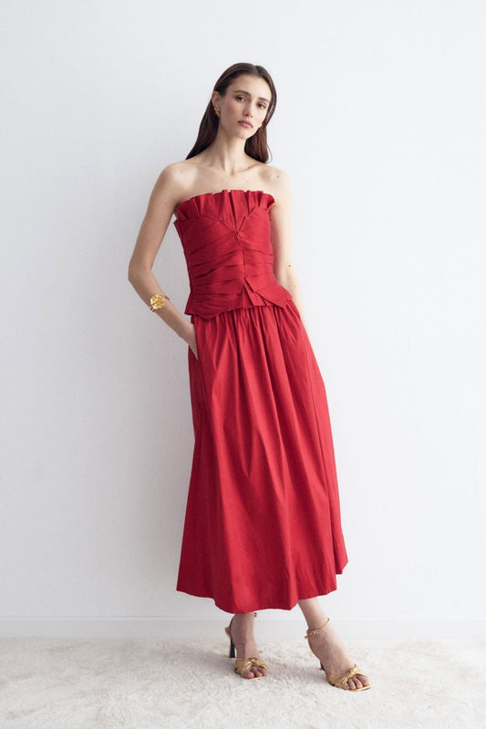 Falda AGNES Red - BIMANI