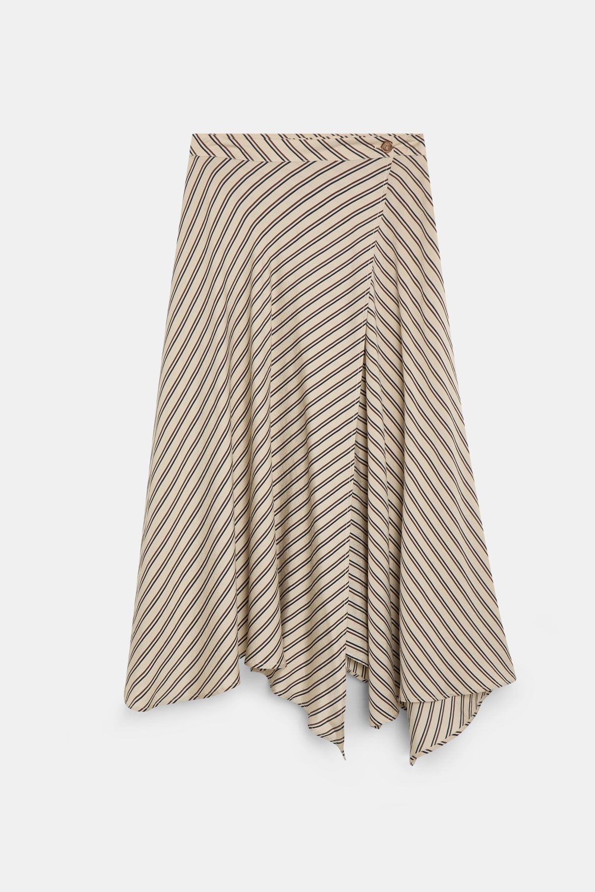 AVEL Skirt Beige Stripes