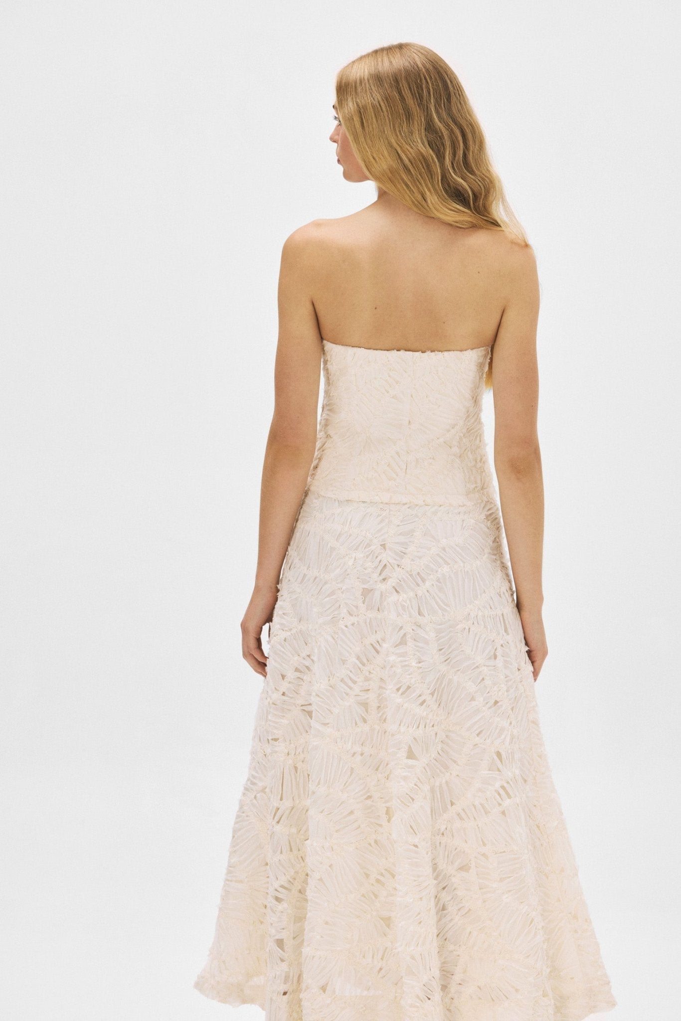 Falda CATHERINE Beige - BIMANI