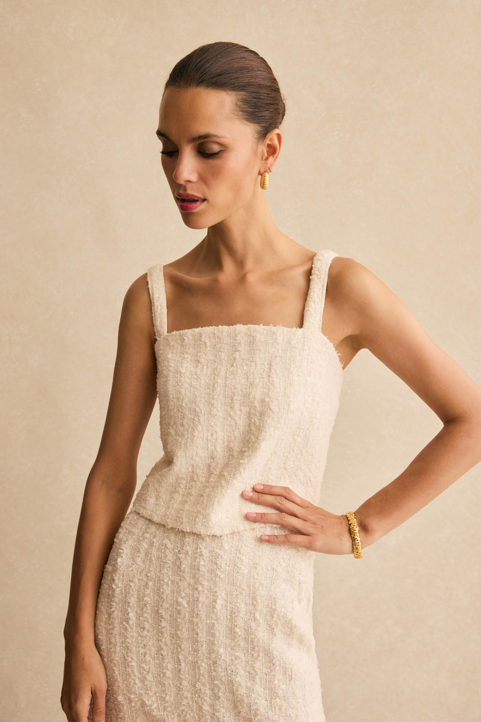 Falda EIDER Blanco Hielo - BIMANI