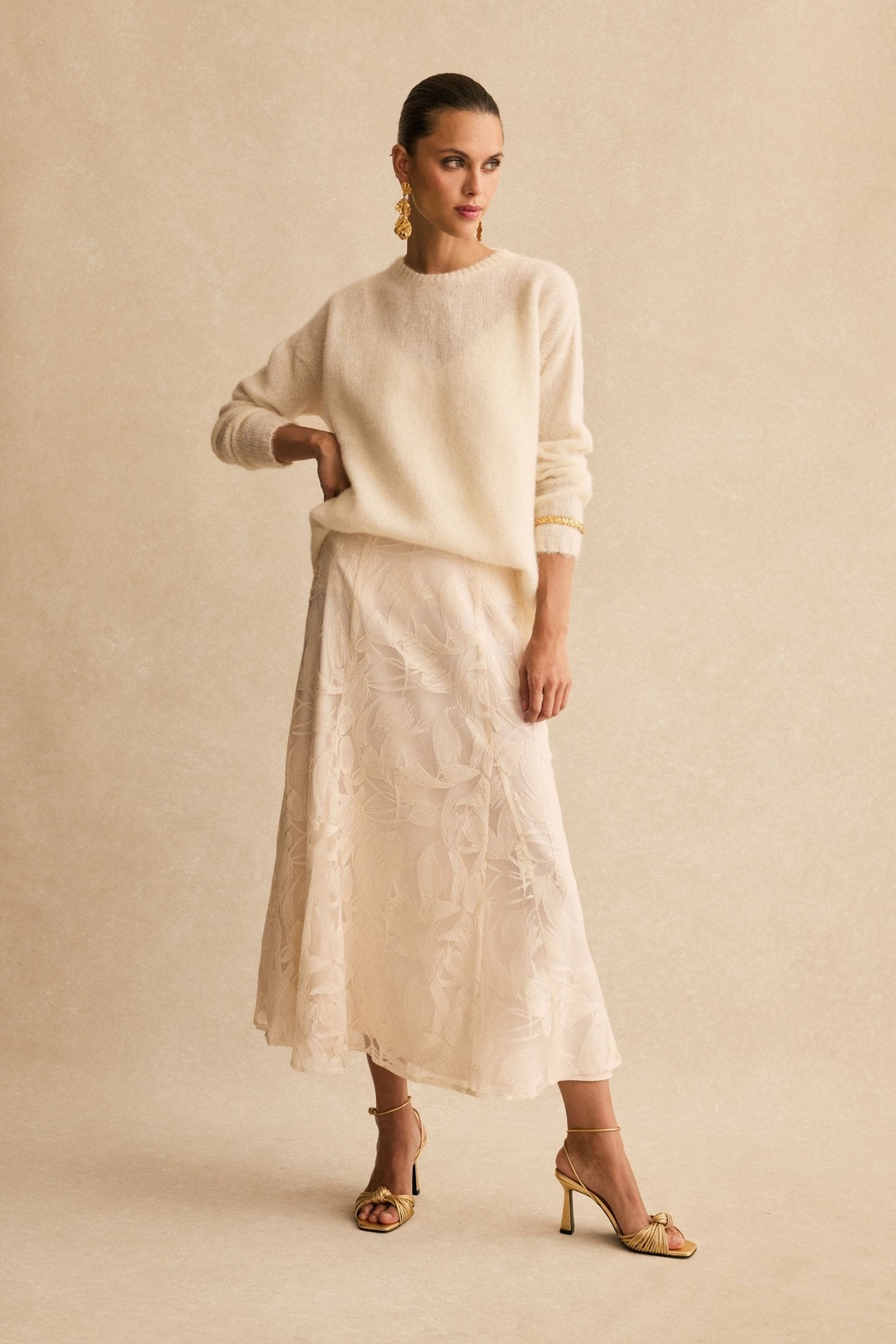 Falda FRIDA Blanco Hielo - BIMANI