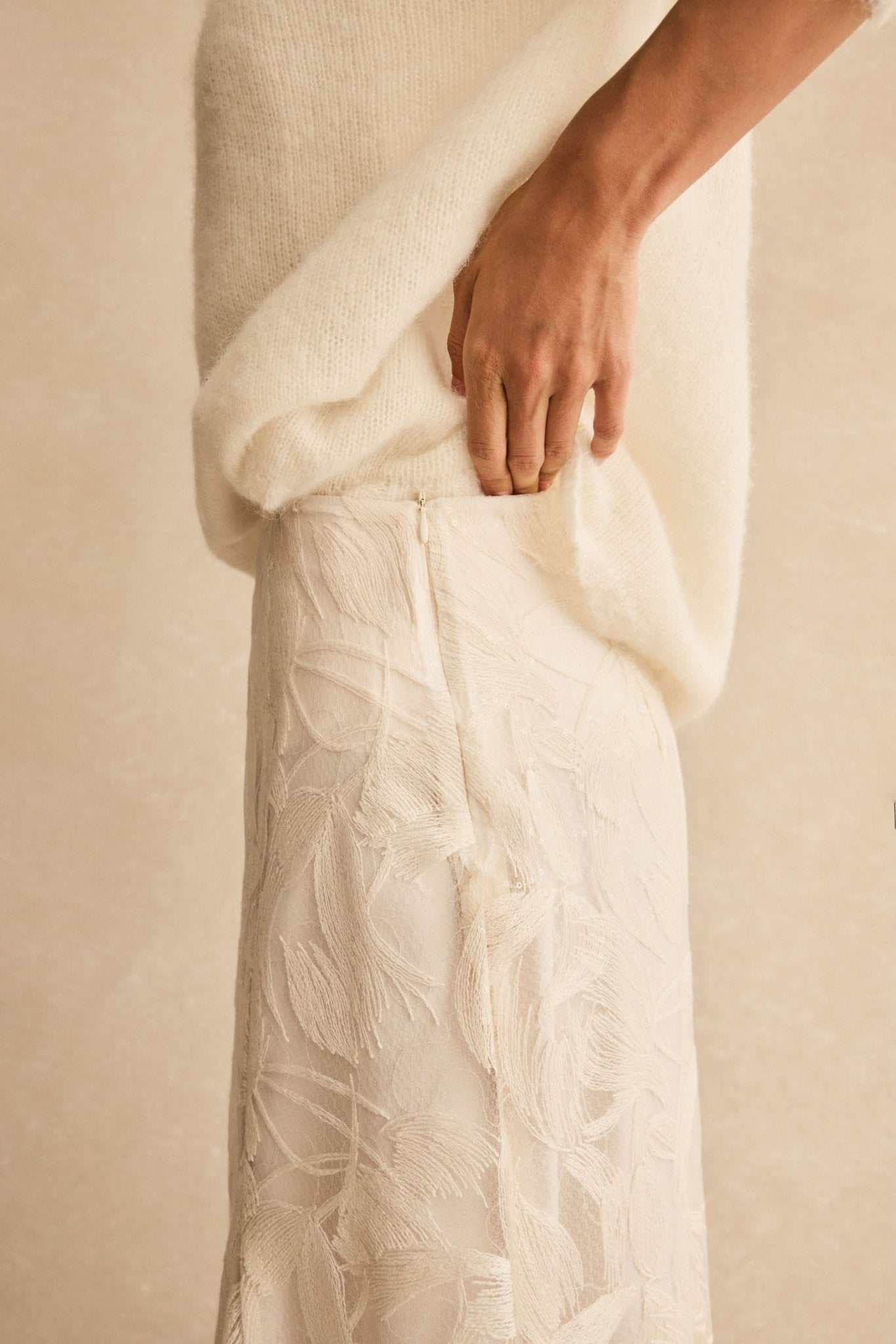 Falda FRIDA Blanco Hielo - BIMANI