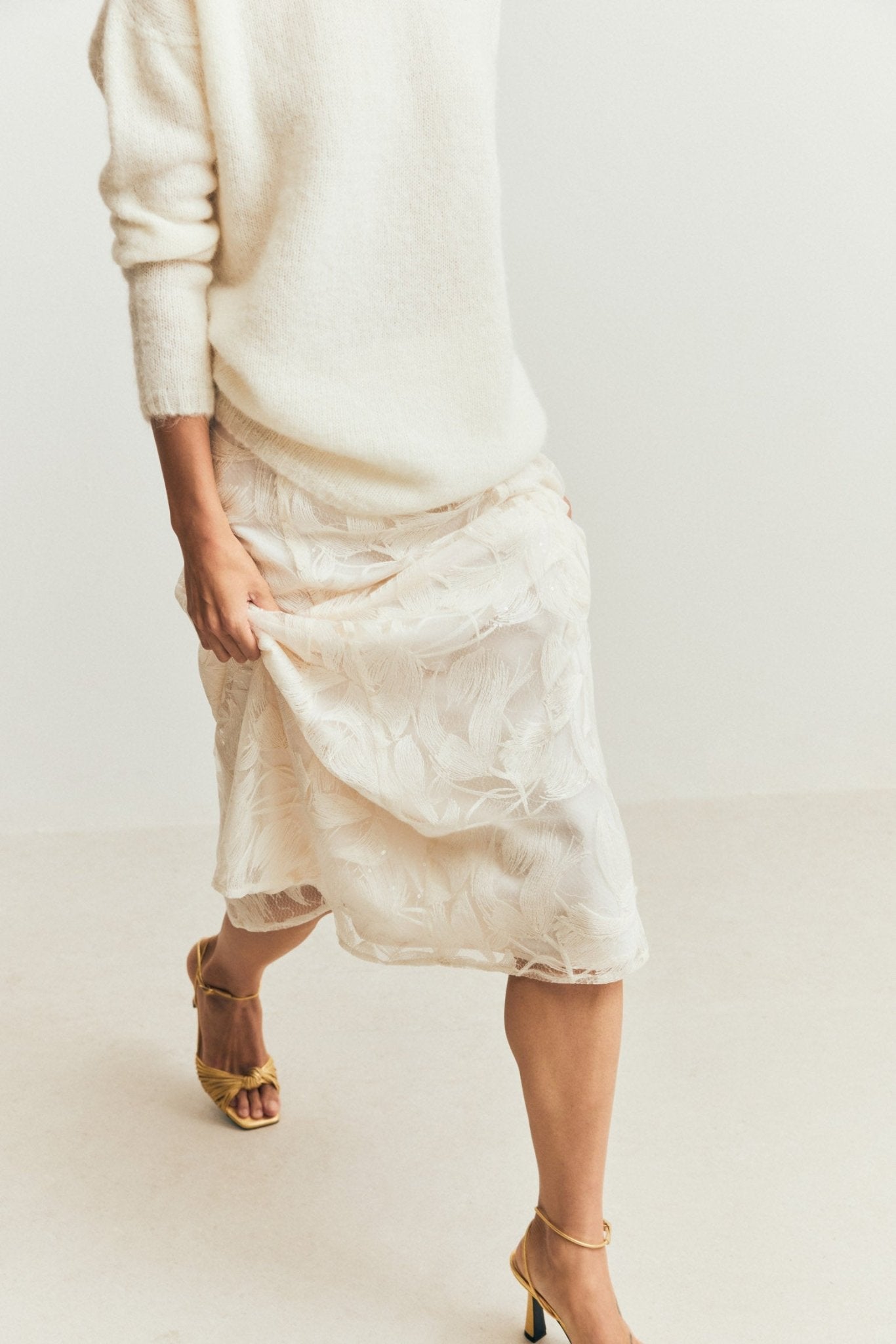 Falda FRIDA Blanco Hielo - BIMANI