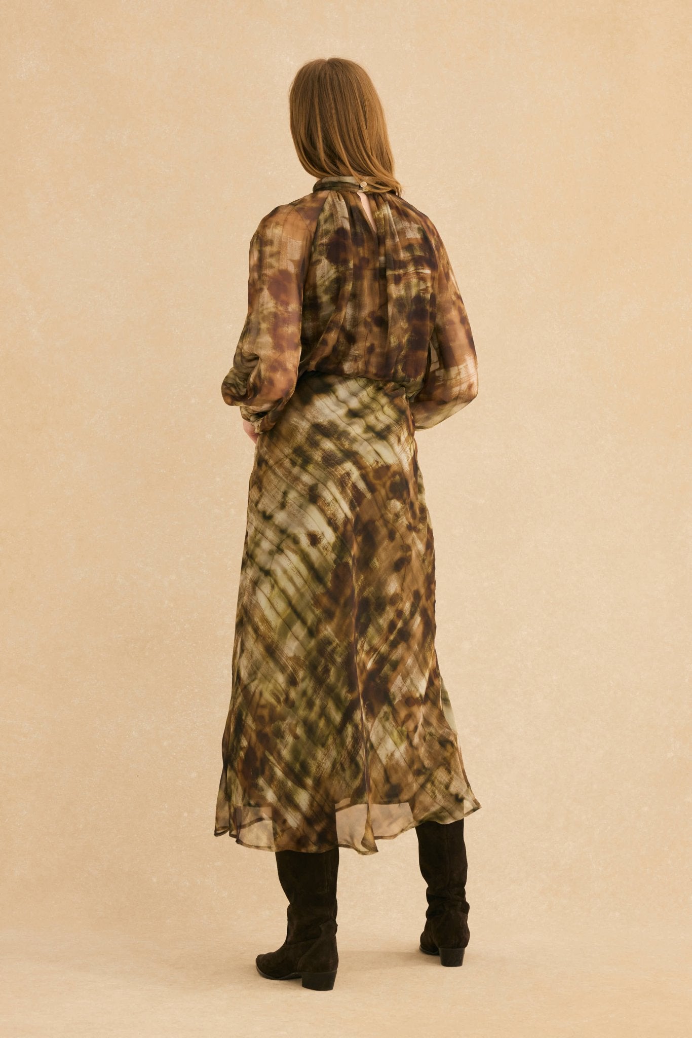 Falda LORICA Estampado Khaki - BIMANI