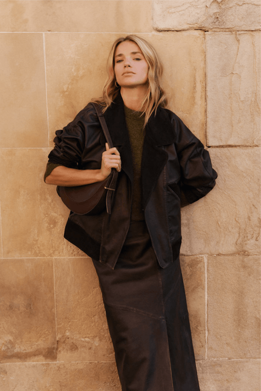 Falda LOUISE Marrón - BIMANI