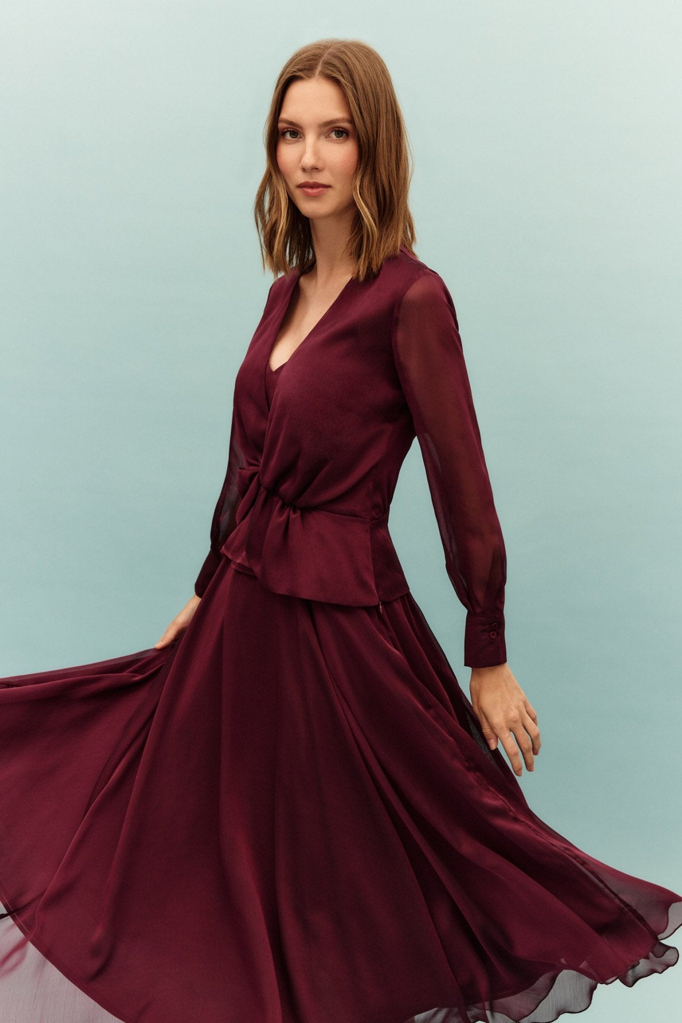 Falda MALISA Burdeos Monastrell - BIMANI