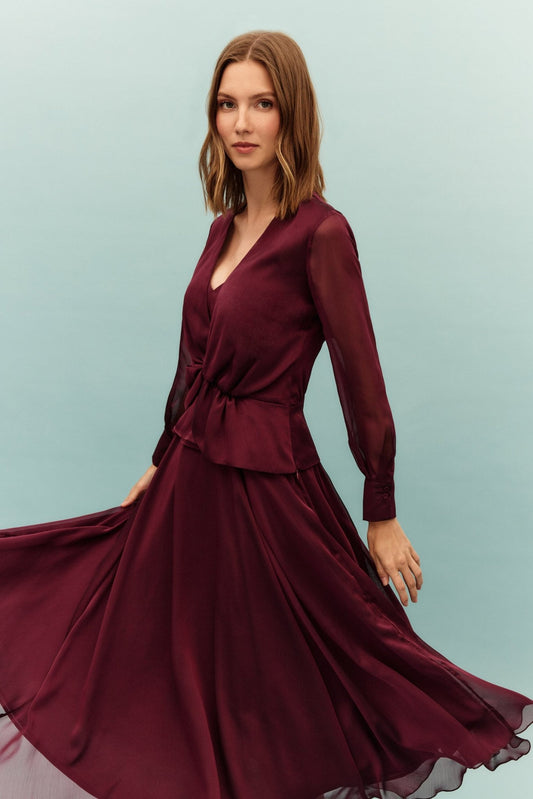 Falda MALISA Burdeos Monastrell - BIMANI