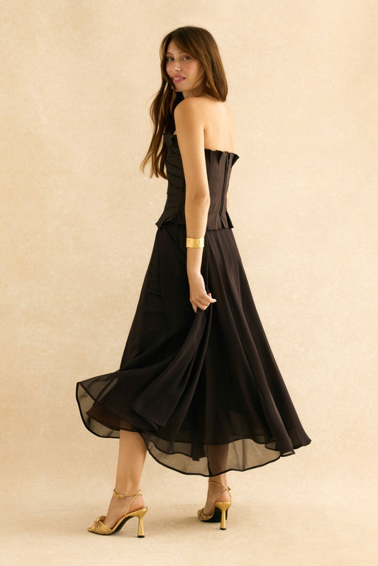 Falda MALISA Marrón Cacao - BIMANI