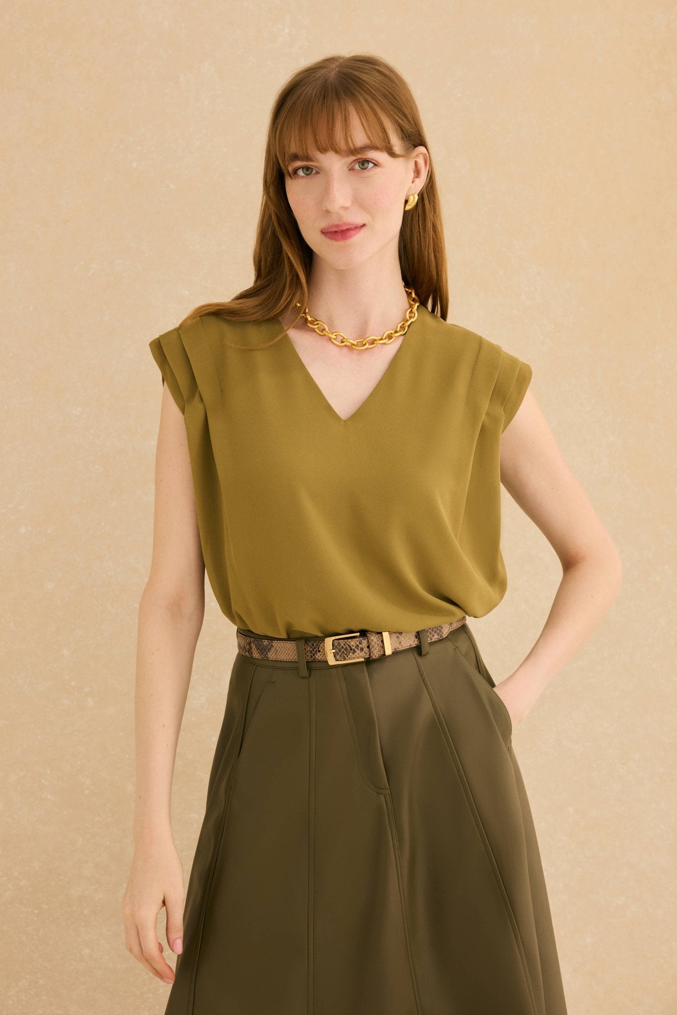 Falda MANON Khaki - BIMANI