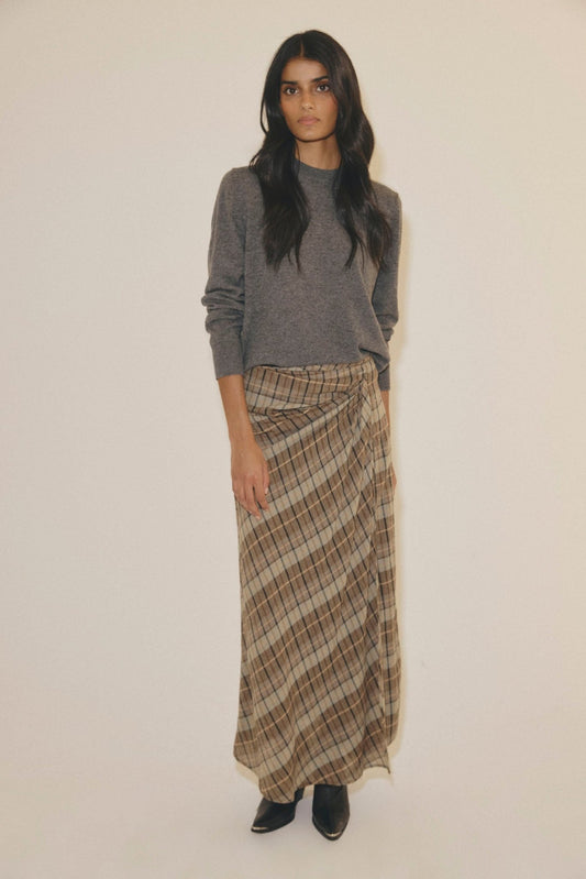 Falda MARLEY Manteco Gris - BIMANI