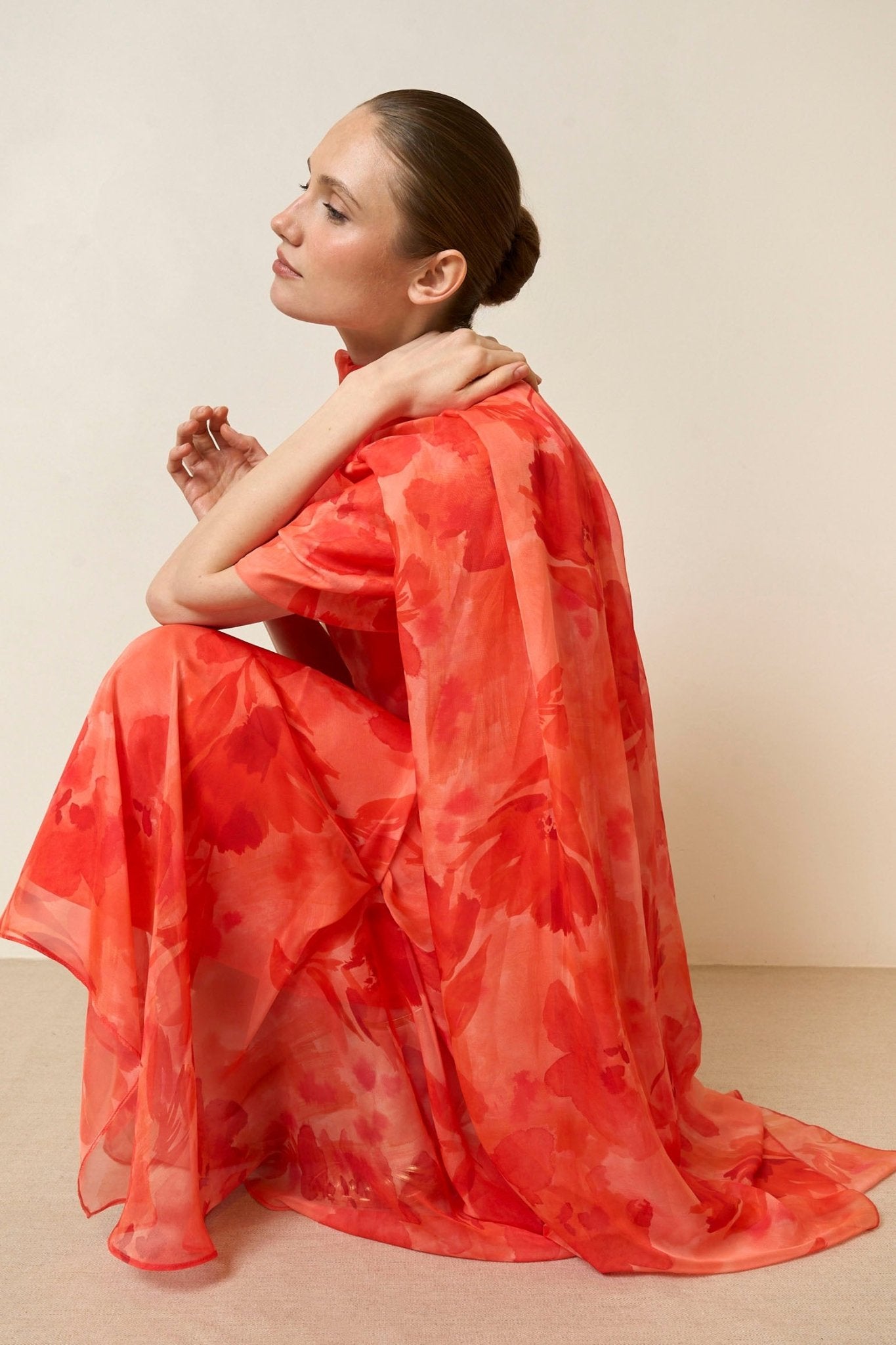 Falda MIRIAM Estampado Coral - BIMANI