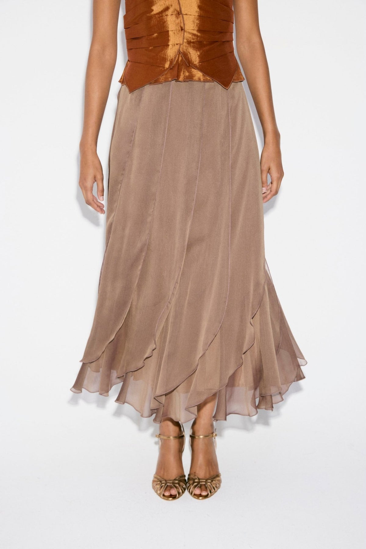 Falda MOONSTONE Bronce - BIMANI