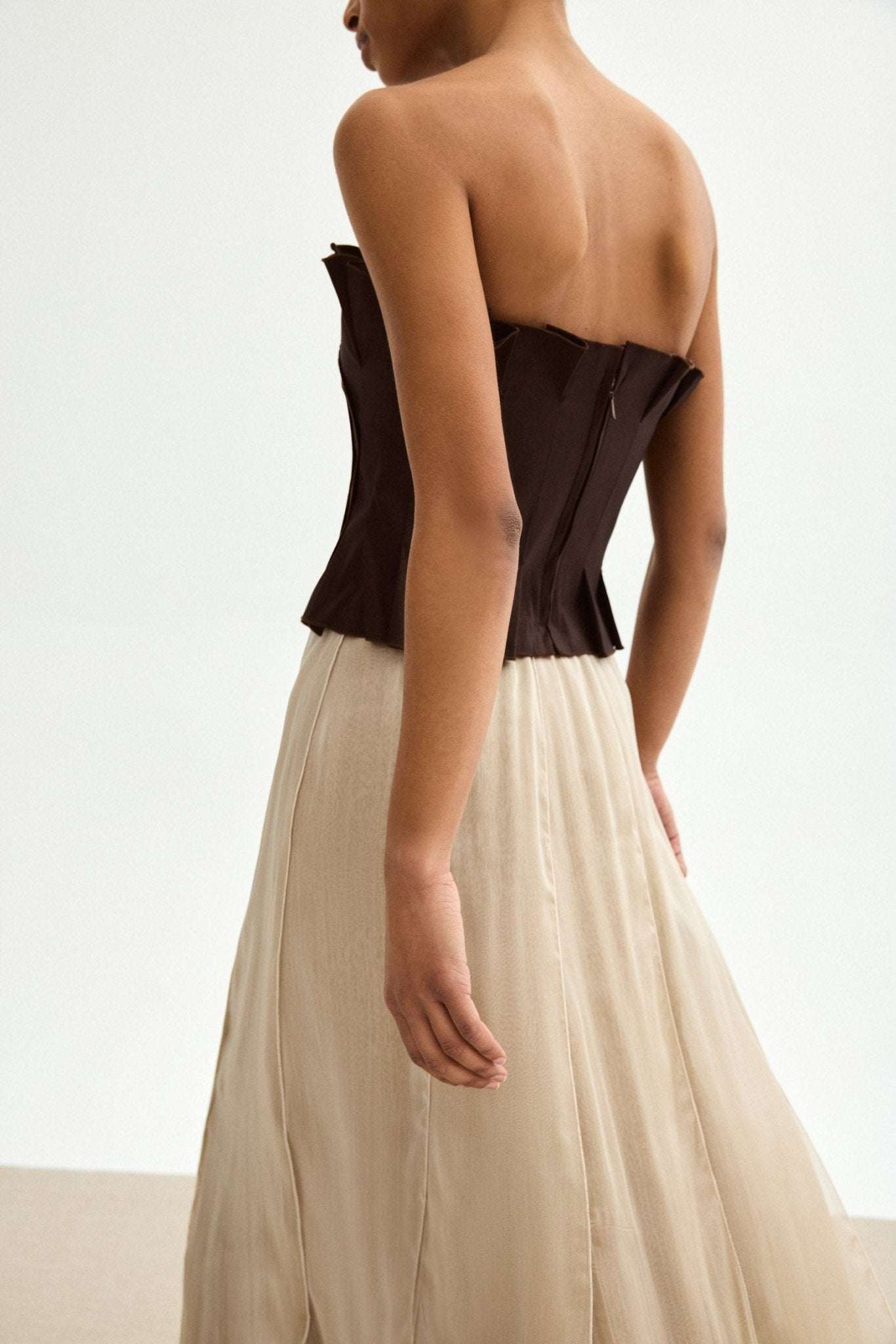 Falda MOONSTONE Champagne - BIMANI