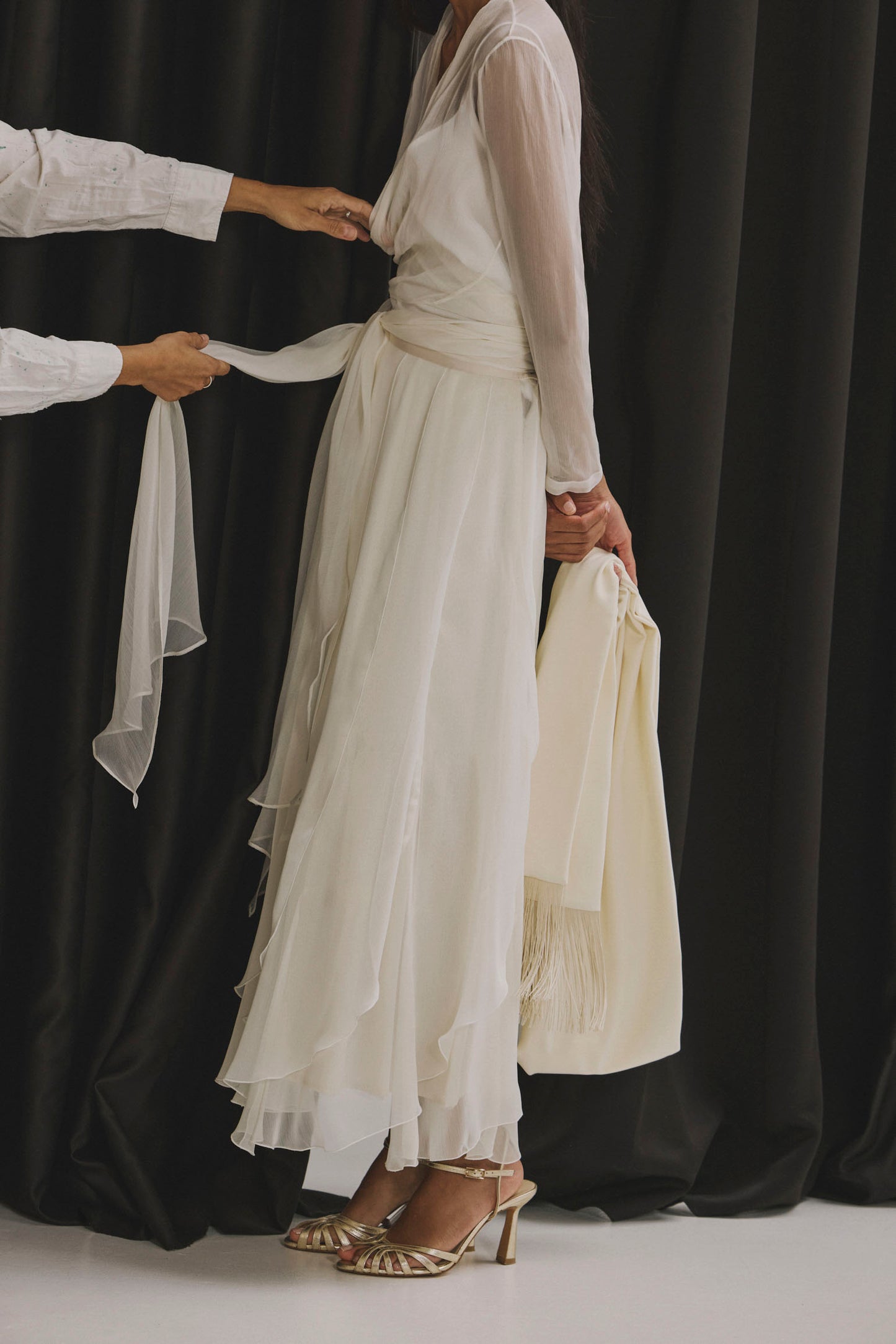 Falda MOONSTONE White