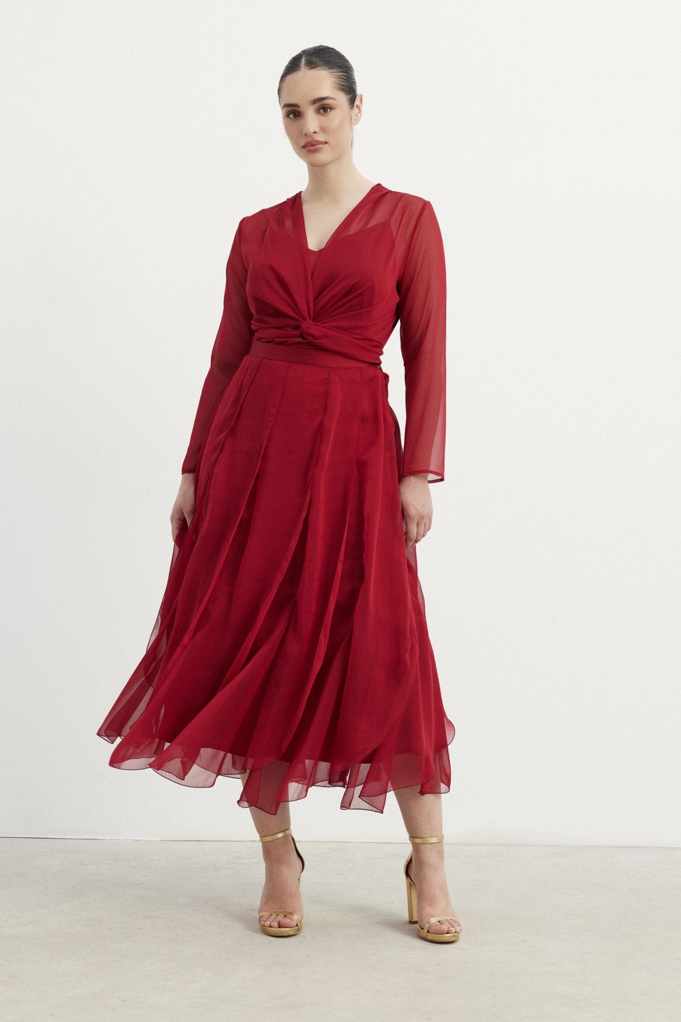 Falda MOONSTONE Red - BIMANI