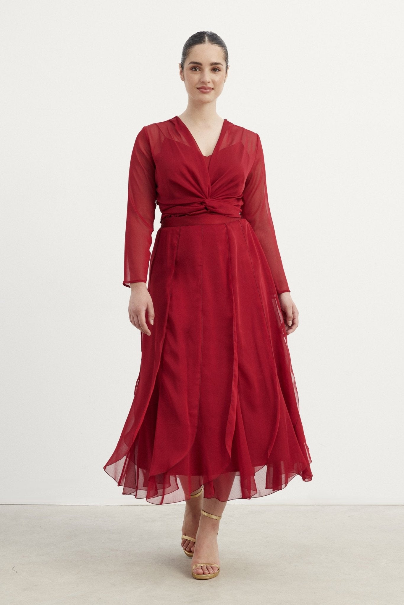 Falda MOONSTONE Red - BIMANI