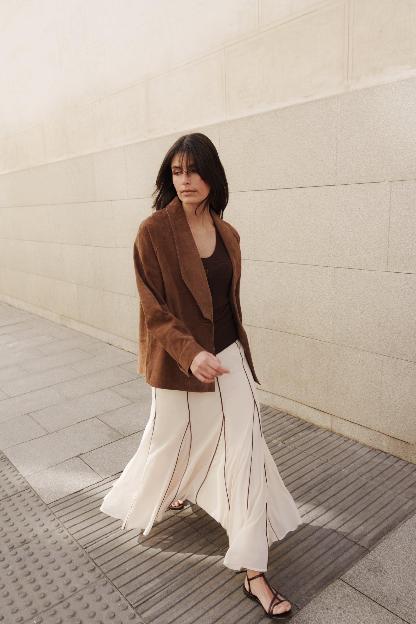 Falda NOLI Beige Caliza - BIMANI