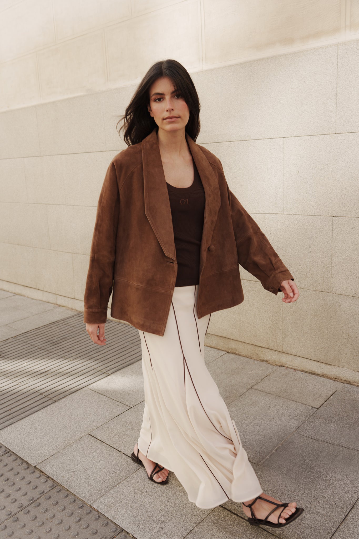 Falda NOLI Beige Caliza - BIMANI