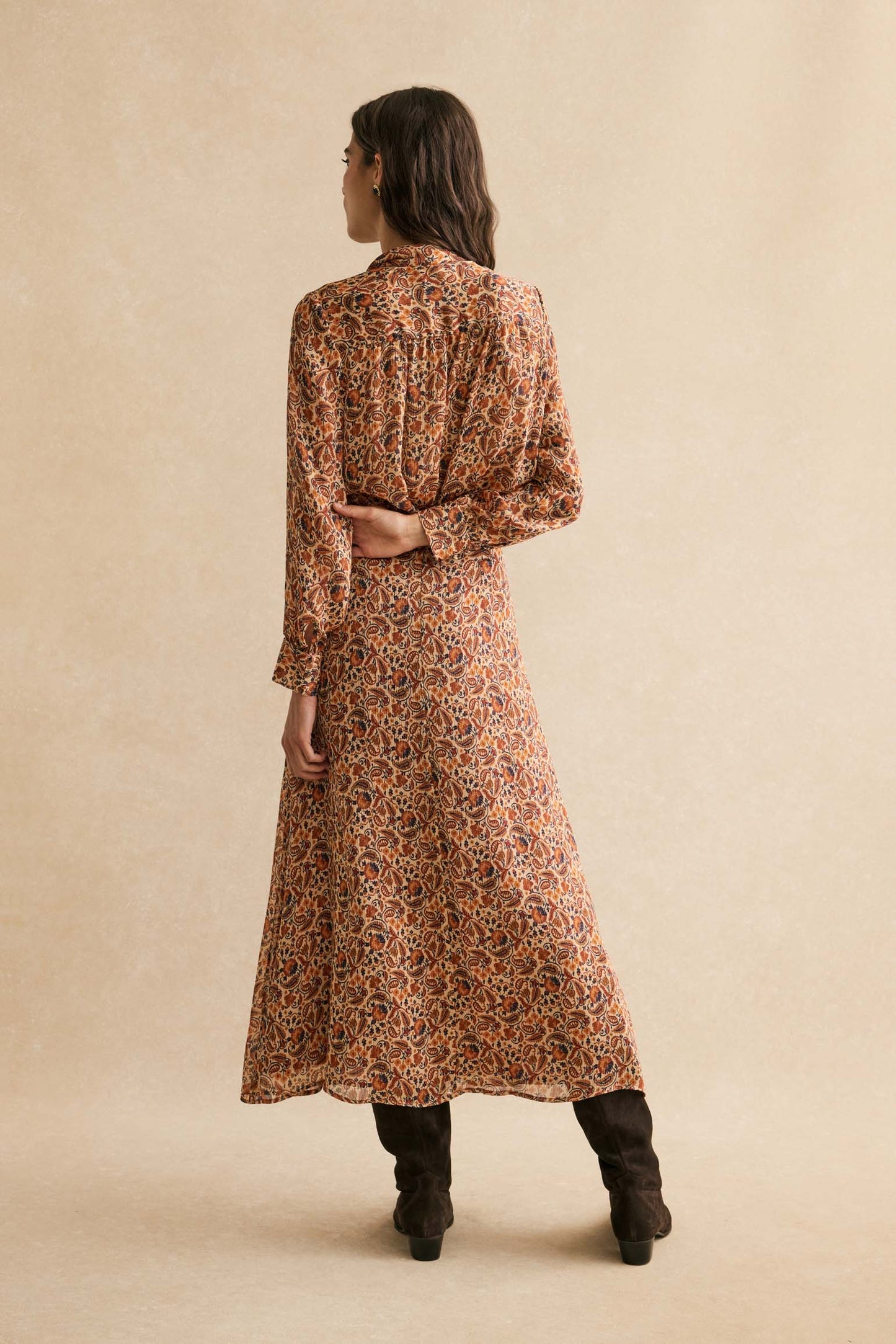 Falda PRISCILA Estampado Teja - BIMANI