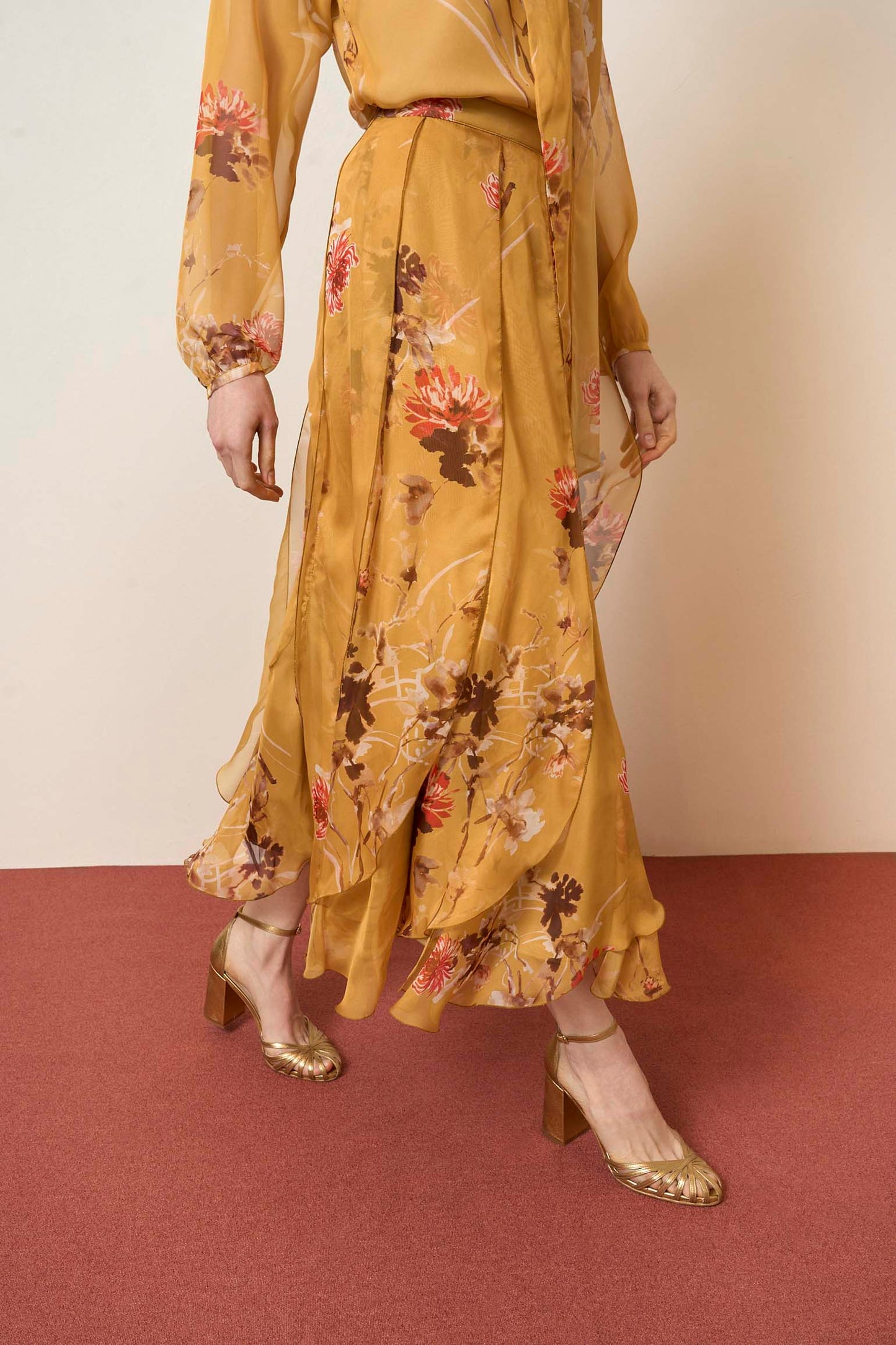 Falda MOONSTONE Estampado Ámbar - BIMANI